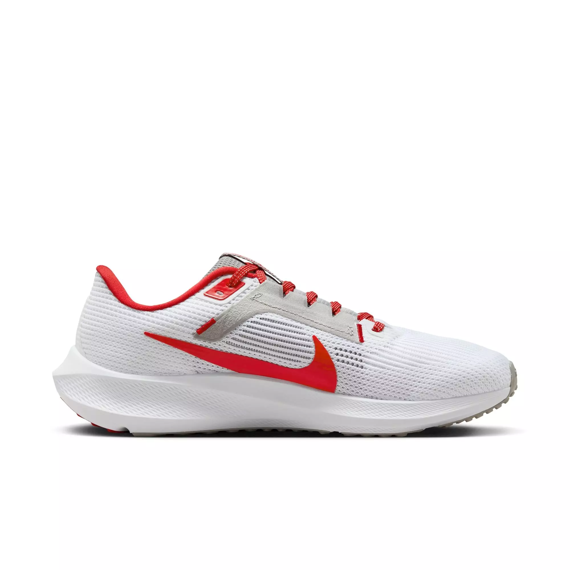 Nike Pegasus 40 "Ohio State" Men's Running Shoe - WHITE/UNIVERSITY RED/PEWTER GREY