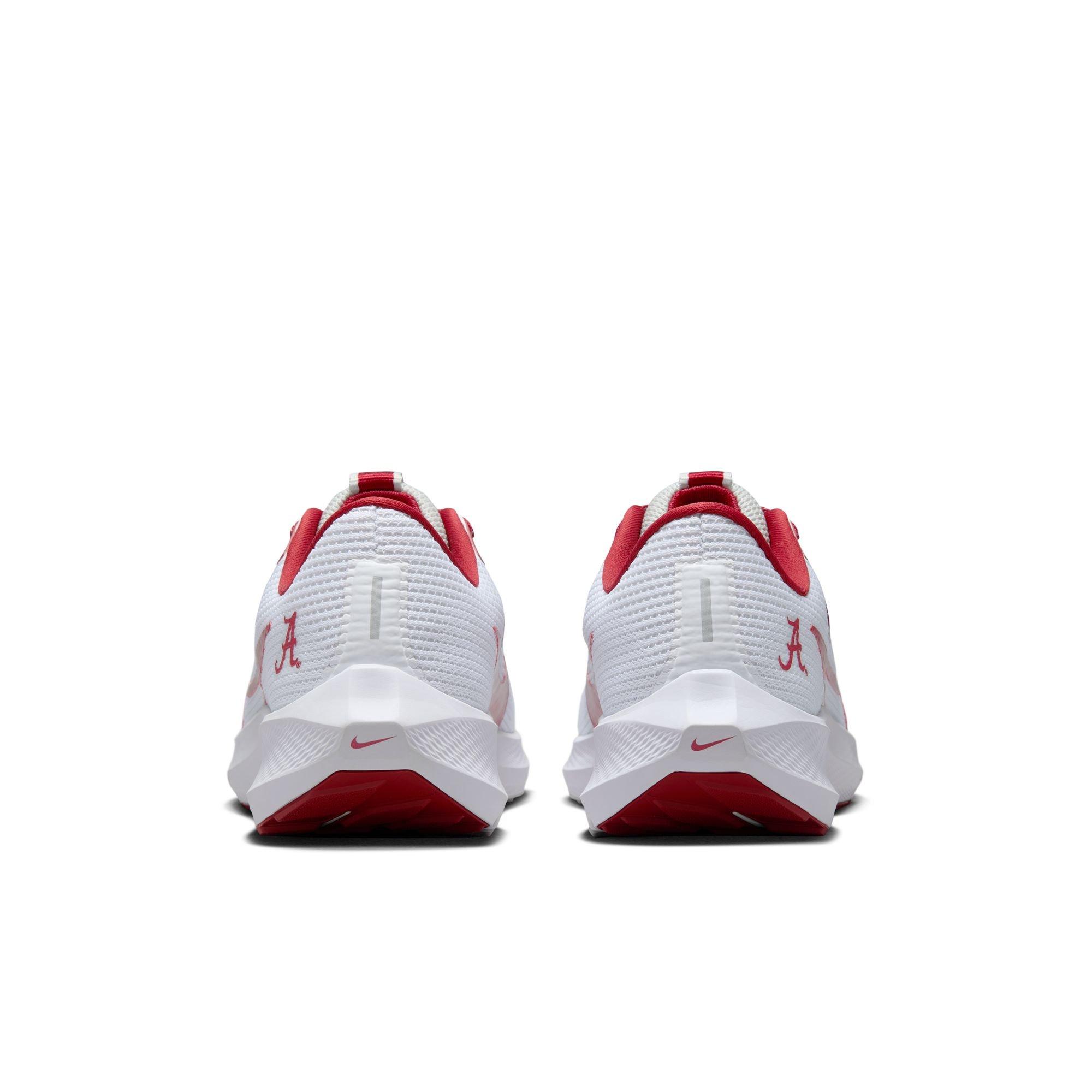Nike Pegasus 40 "Alabama" Men's Running Shoe - WHITE/TEAM CRIMSON/NIGHT SILVER Thumbnail View 11