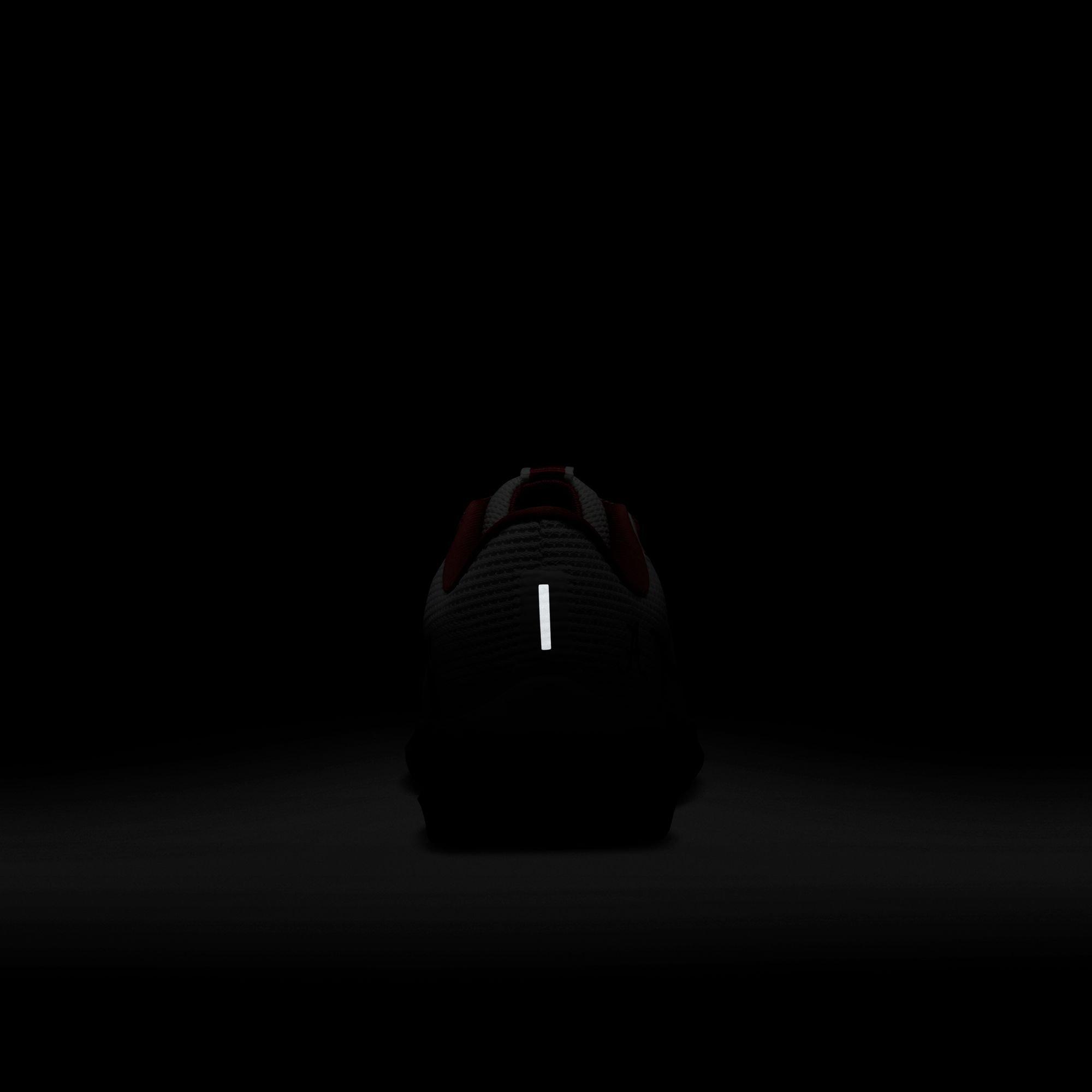 Nike Pegasus 40 "Alabama" Men's Running Shoe - WHITE/TEAM CRIMSON/NIGHT SILVER Thumbnail View 8