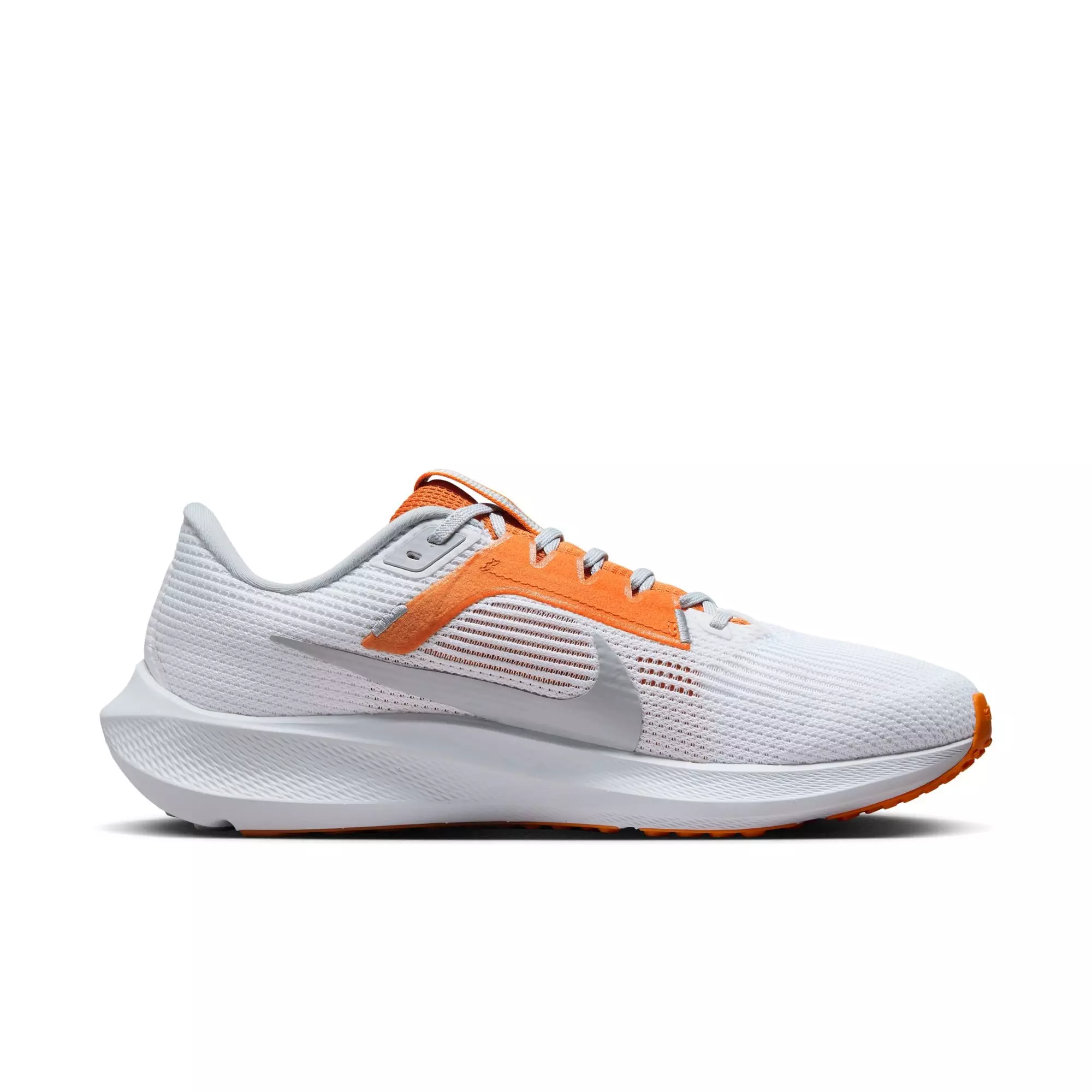 Nike Pegasus 40 "Tennessee" Men's Running Shoe - WHITE/WOLF GREY/BRIGHT CERAMIC