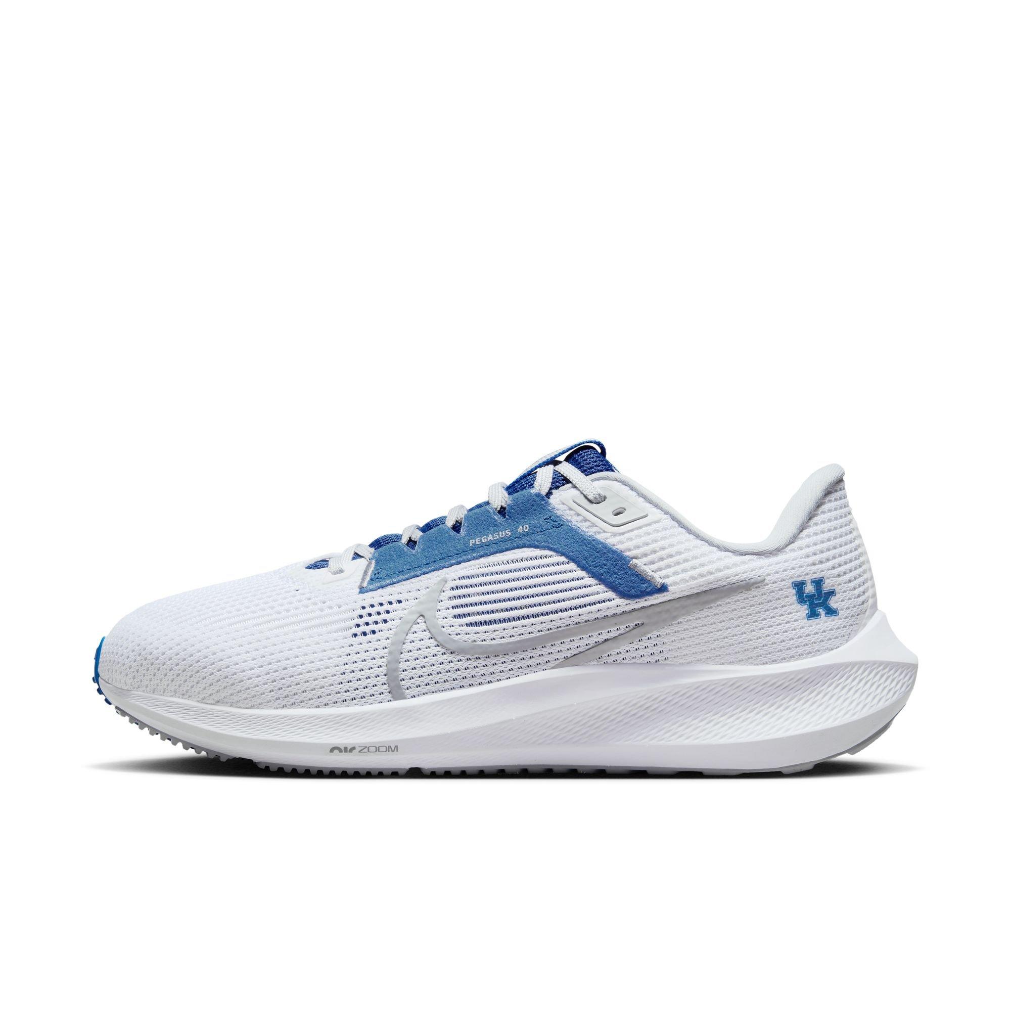Nike Pegasus 40 "Kentucky" Men's Running Shoe - WHITE/WOLF GREY/TEAM ROYAL Thumbnail View 9