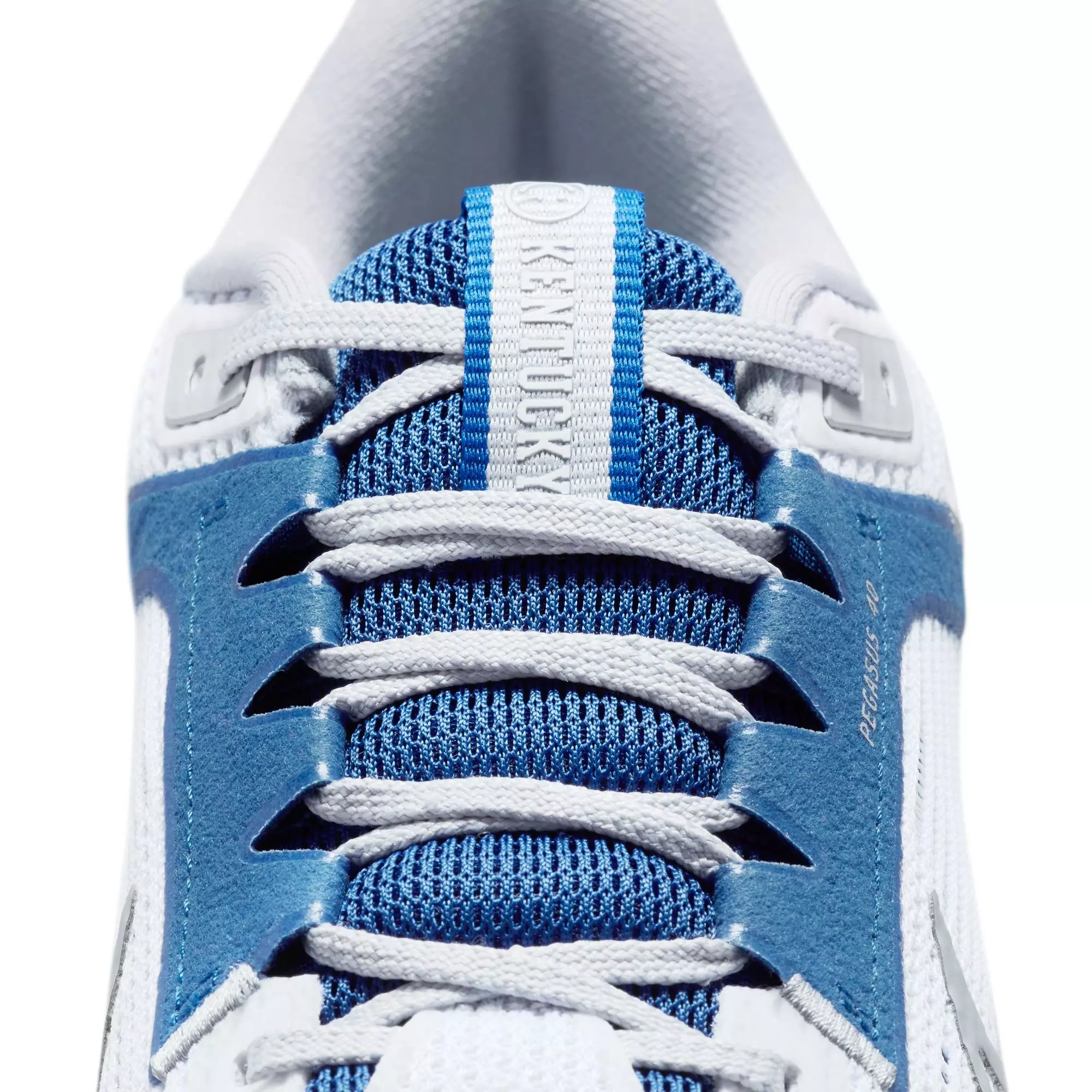 Nike Pegasus 40 "Kentucky" Men's Running Shoe - WHITE/WOLF GREY/TEAM ROYAL