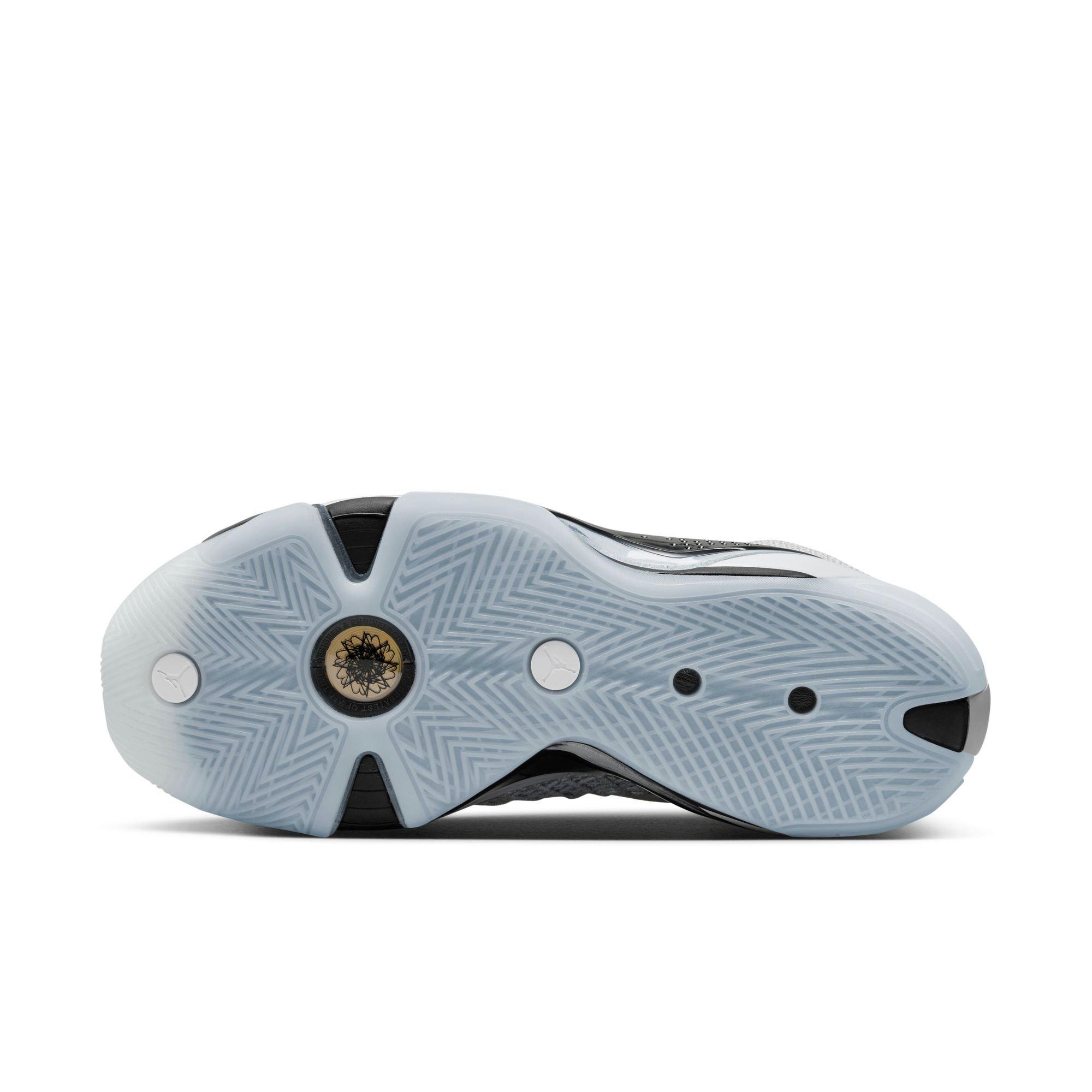 Jordan XXXVIII "FIBA" Men's Basketball Shoe - WHITE/METALLIC GOLD/PURE PLATINUM Thumbnail View 12