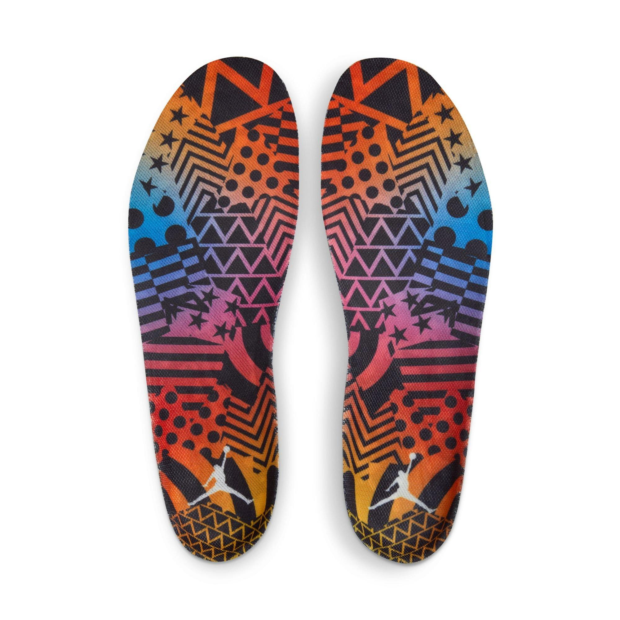 Jordan XXXVIII "FIBA" Men's Basketball Shoe - WHITE/METALLIC GOLD/PURE PLATINUM Thumbnail View 7