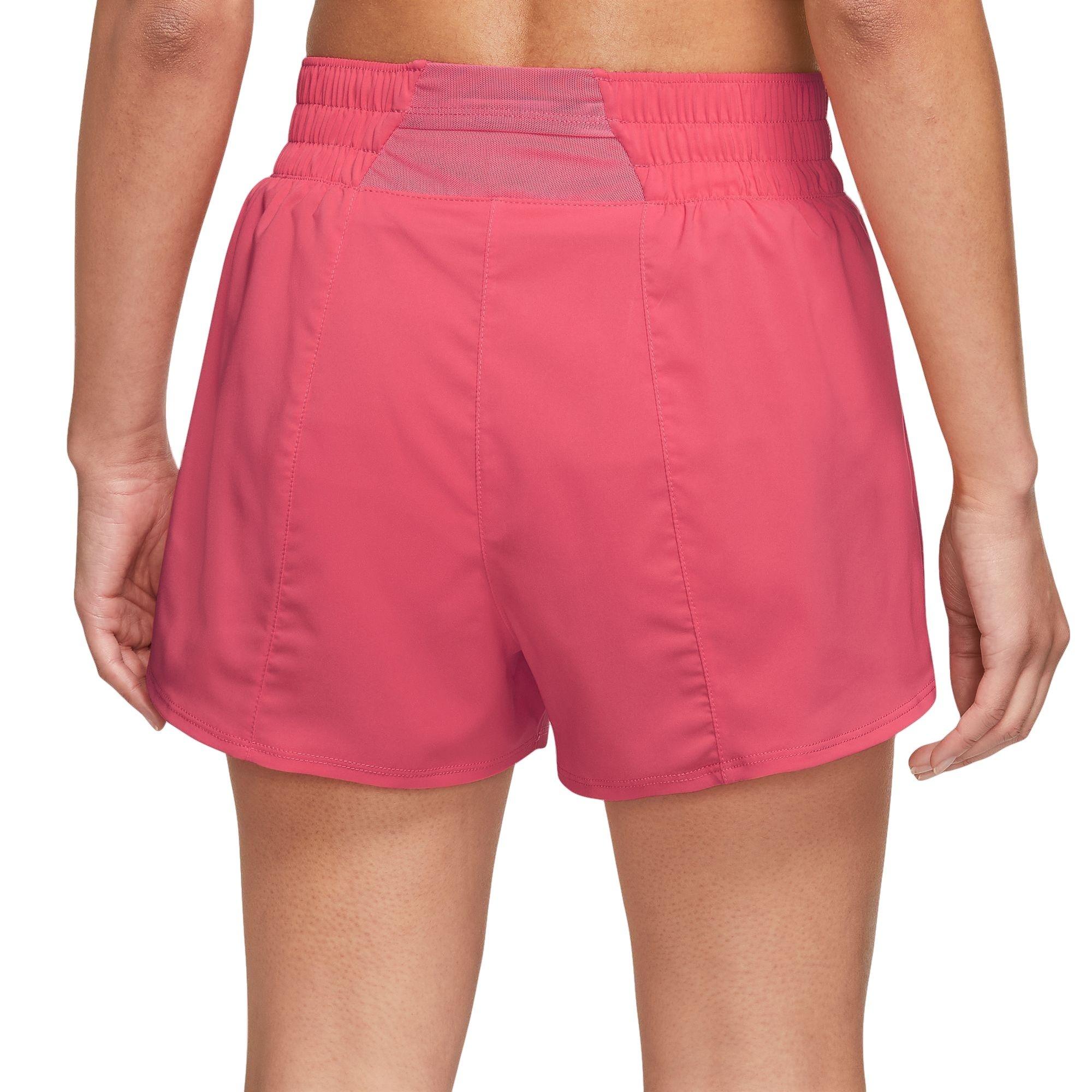Nike Women's One Hour 3-Inch Shorts - Light Fusion Red - RED Thumbnail View 2