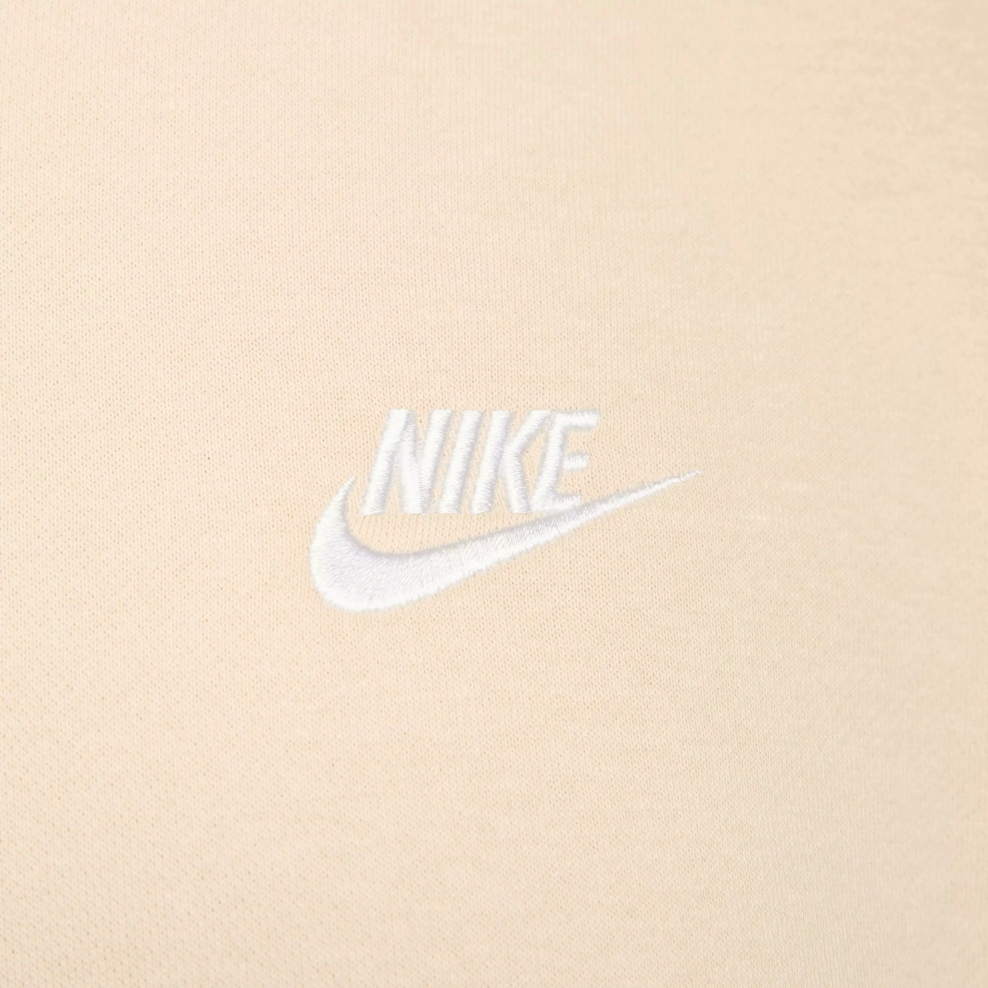 Nike Women's Sportswear Club Fleece Crew Sweatshirt - Sanddrift - BROWN