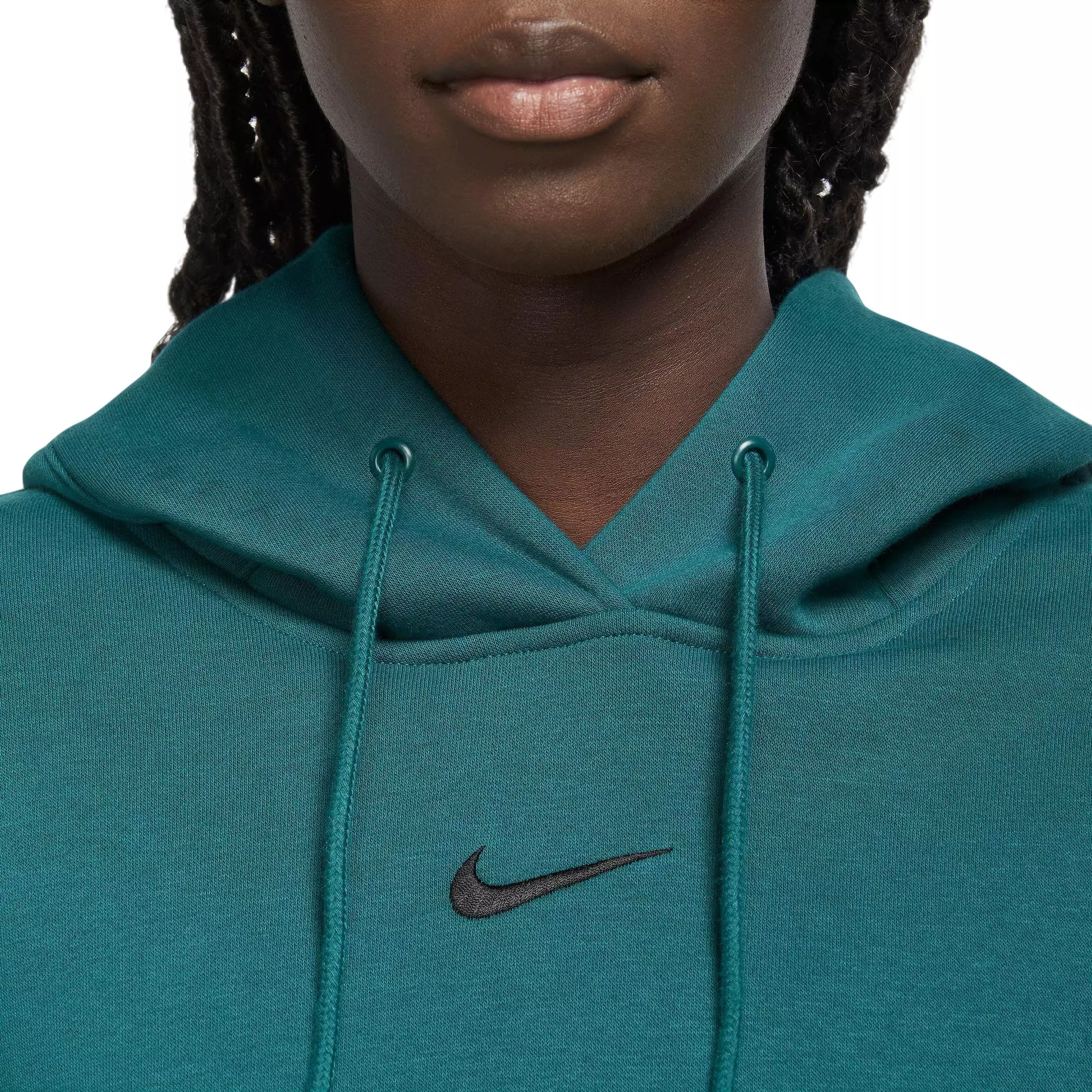 Nike Women's Phoenix Fleece Oversized Hoodie - Geode Teal - TEAL