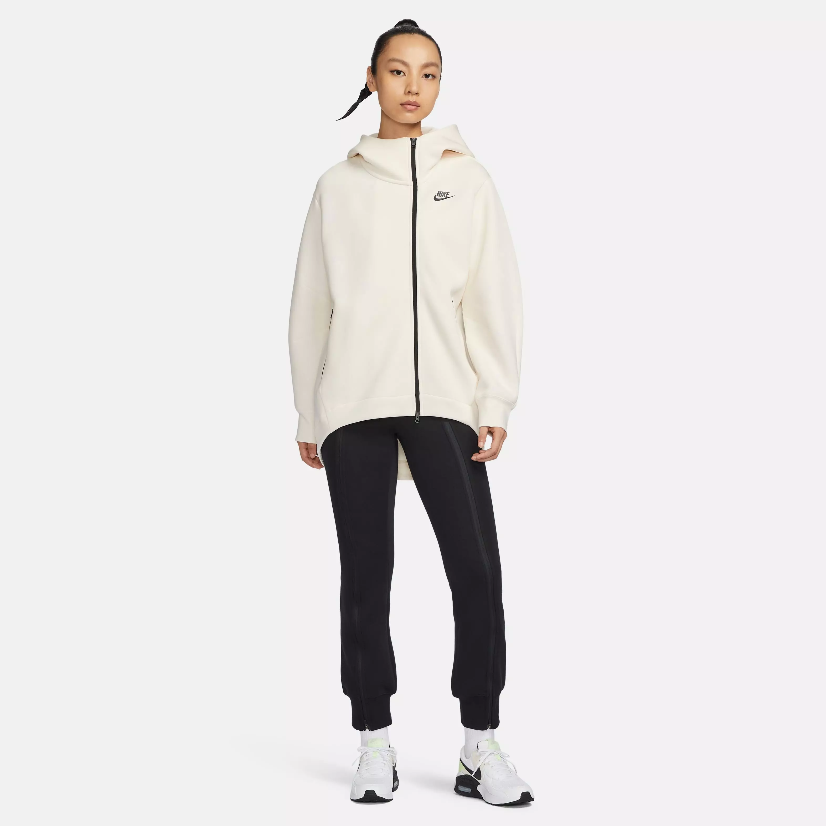 Nike Women's Sportswear Tech Fleece Oversized Loose Cape - IVORY