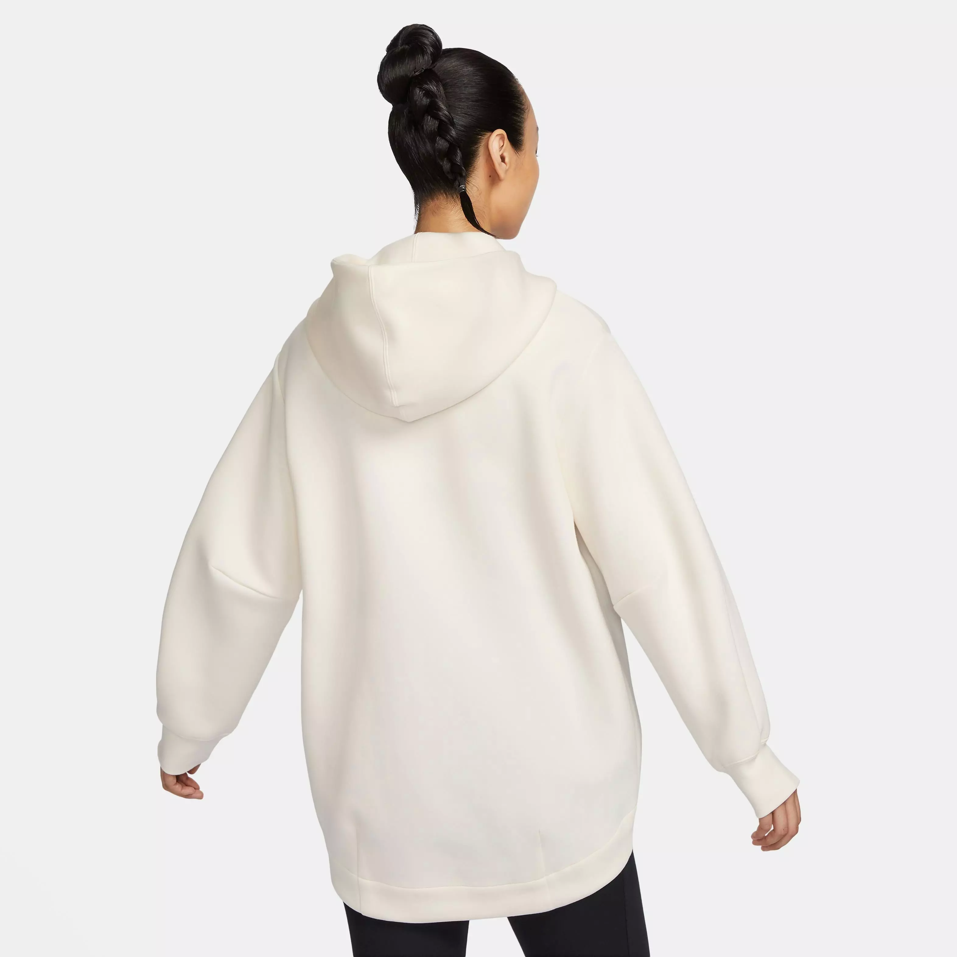 Nike Women's Sportswear Tech Fleece Oversized Loose Cape - IVORY