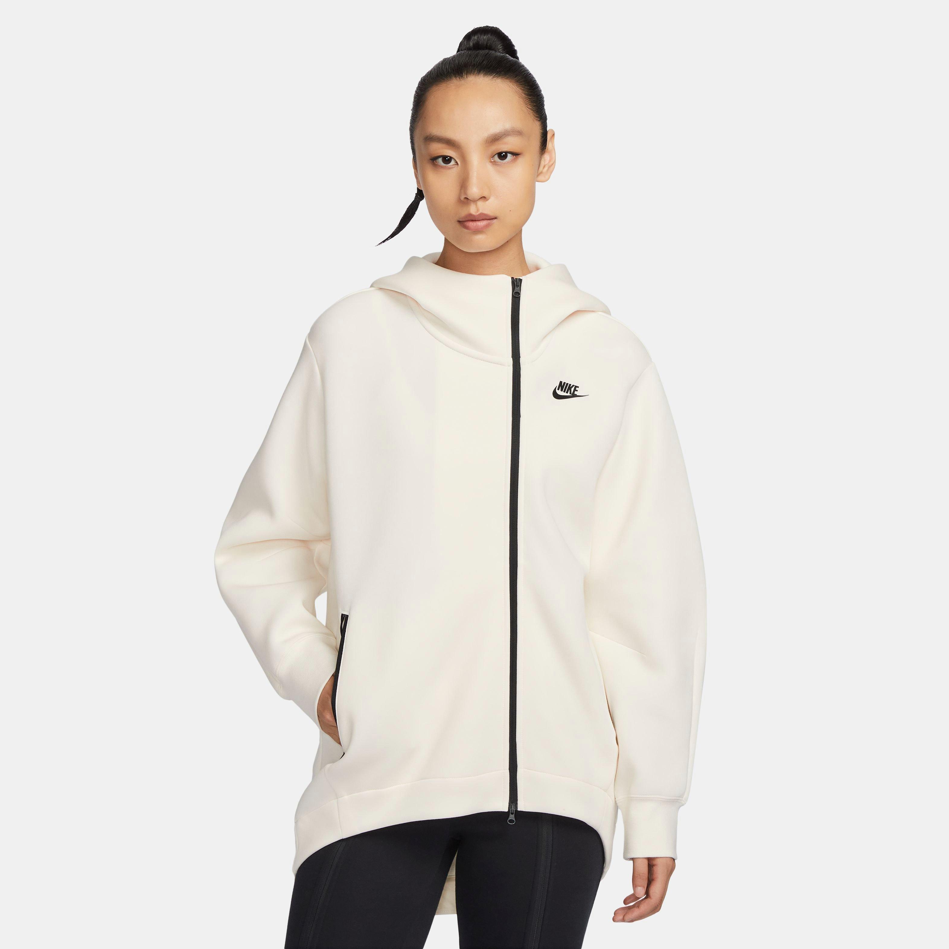 Nike Women's Sportswear Tech Fleece Oversized Loose Cape - IVORY Thumbnail View 4