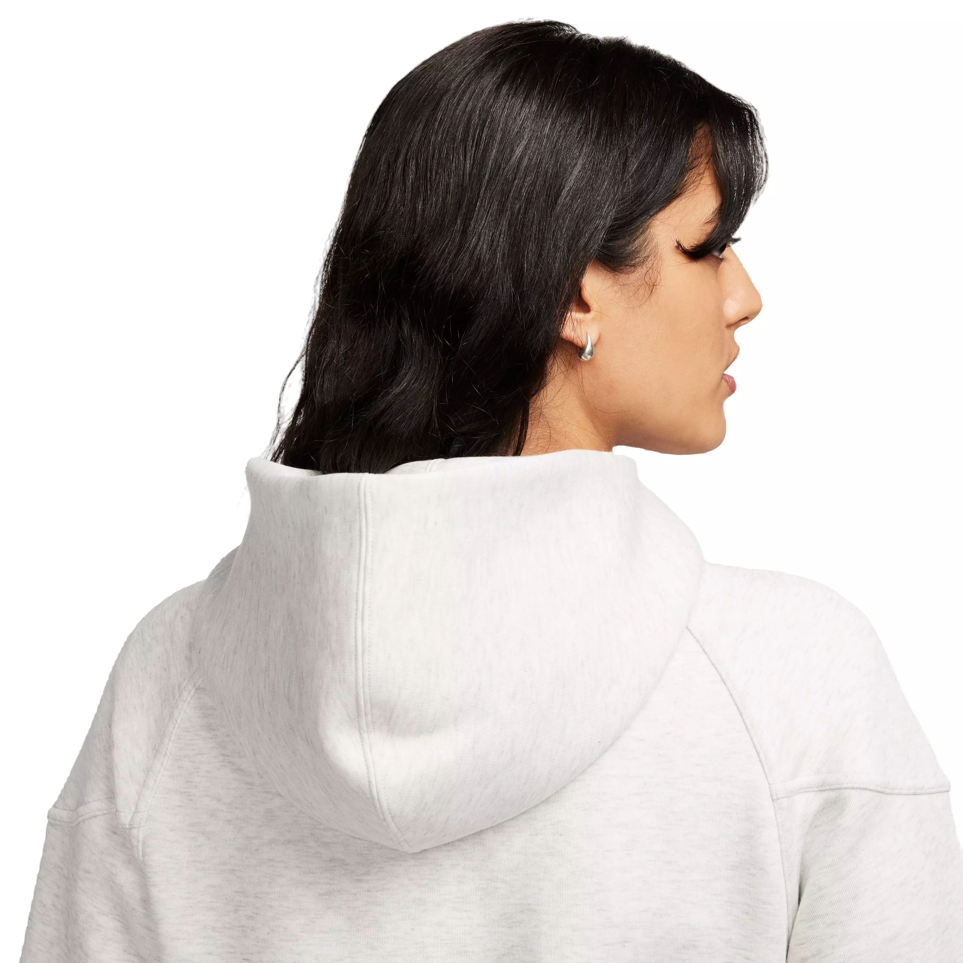 Nike Women's Sportswear Tech Fleece Windrunner Full-Zip Jacket-Lt Grey - LT GREY