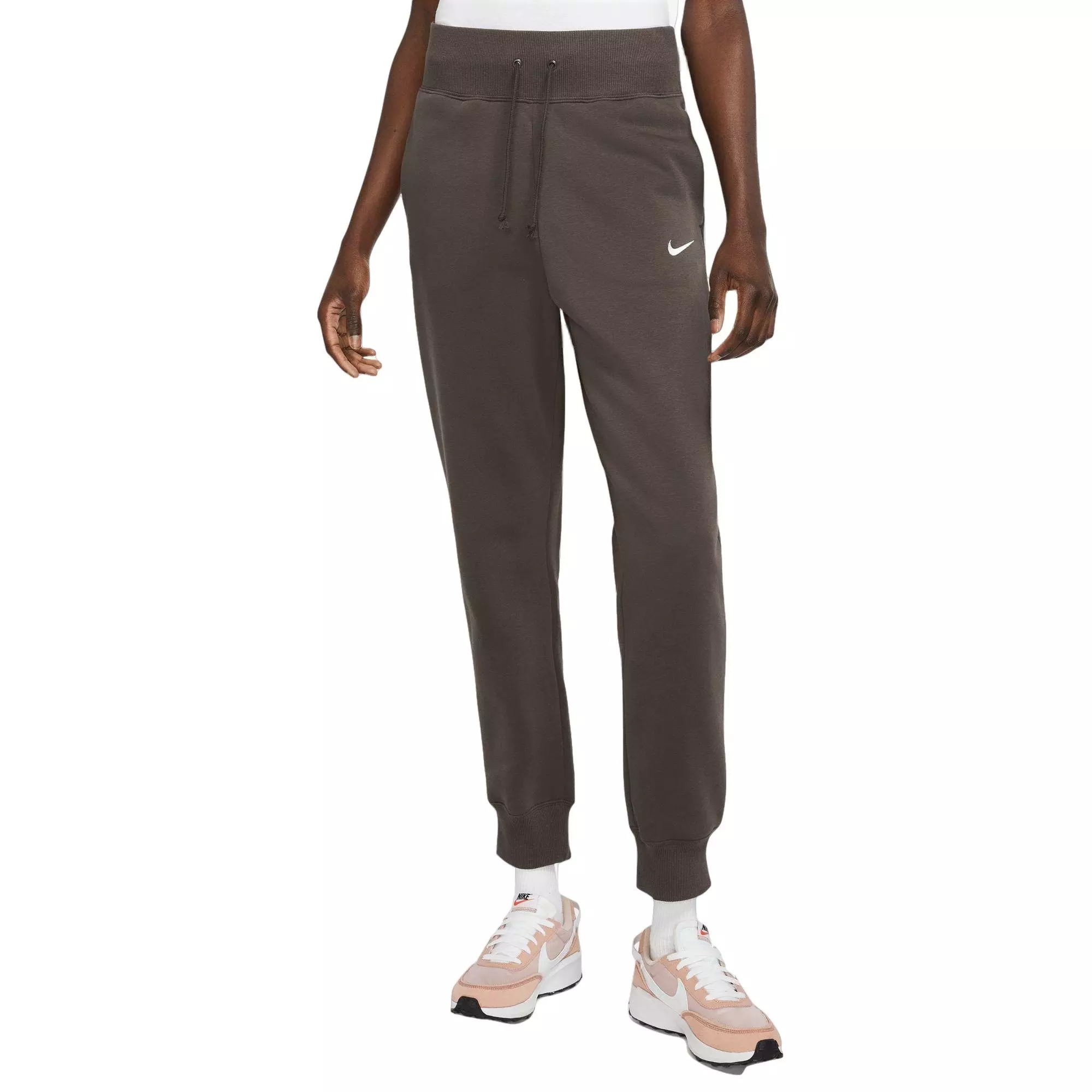 Nike Women's High-Rise Phoenix Jogger - Baroque Brown - BROWN