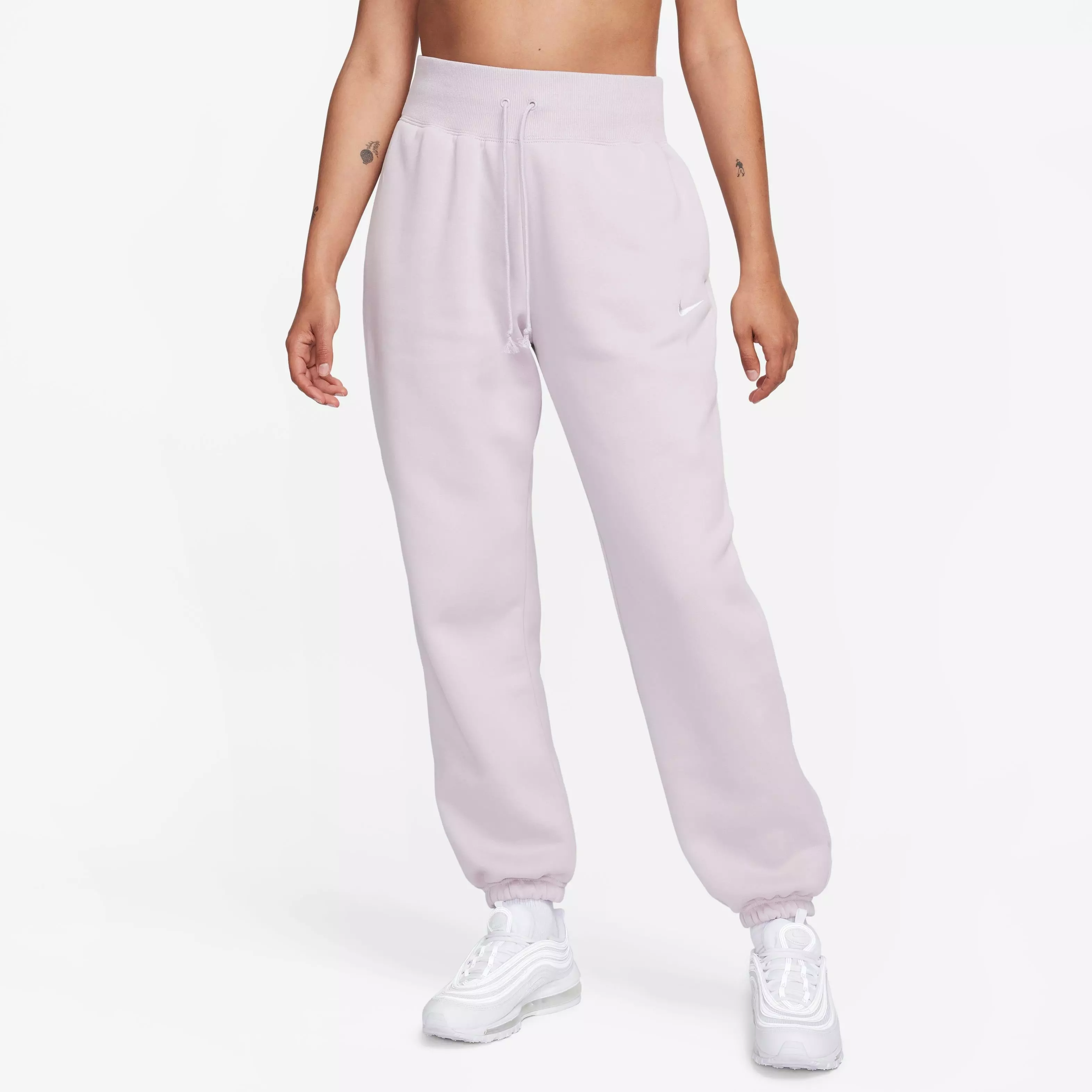 Nike Women's Sportswear Phoenix Fleece High-Rise Pants - Platinum Violet - VIOLET