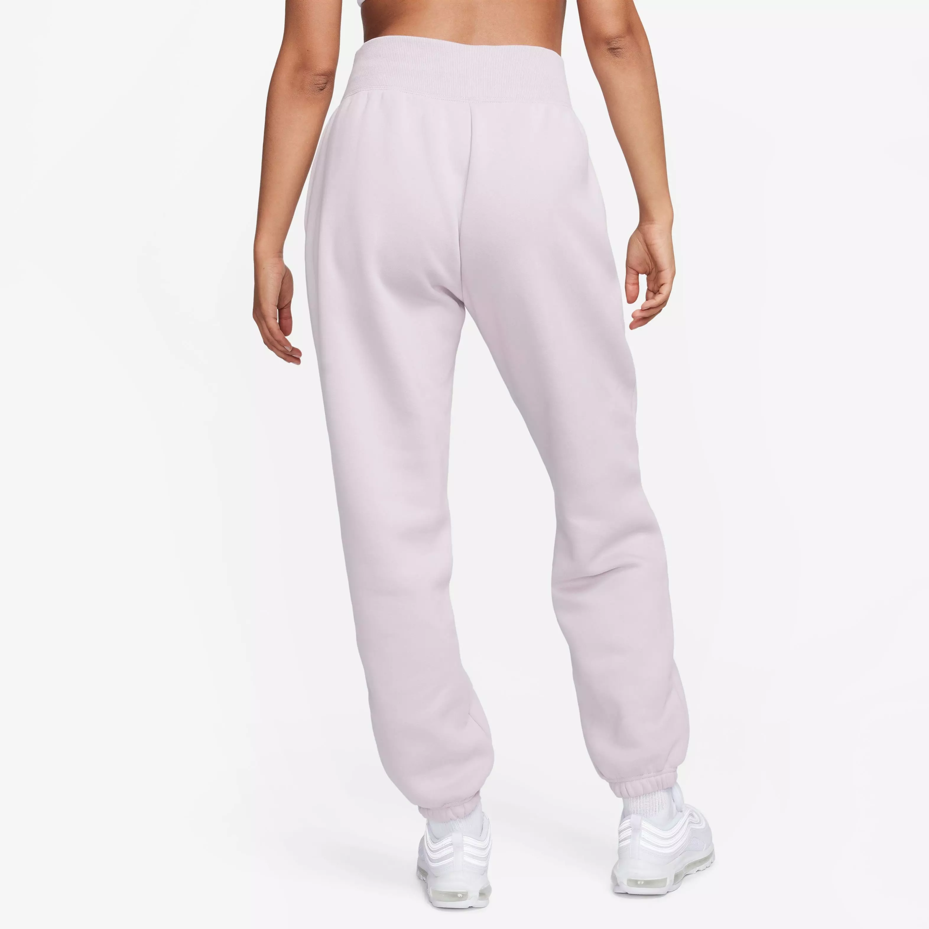 Nike Women's Sportswear Phoenix Fleece High-Rise Pants - Platinum Violet - VIOLET