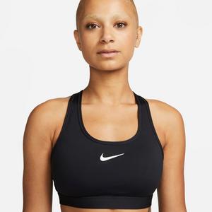 Nike Women's Dri-FIT Swoosh Medium-Support Padded Sports Bra - Black