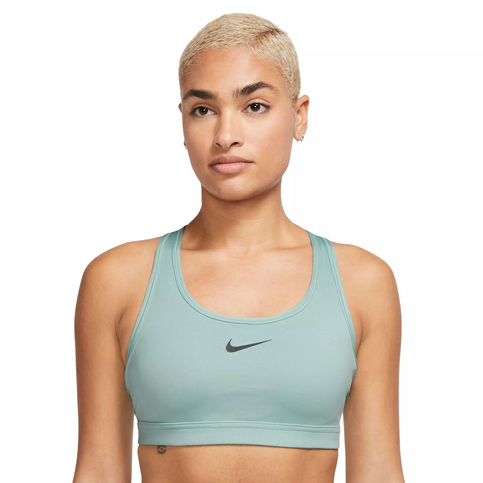 NIKE NIKE SWOOSH BRA PAD, Black Women's Sports Bras