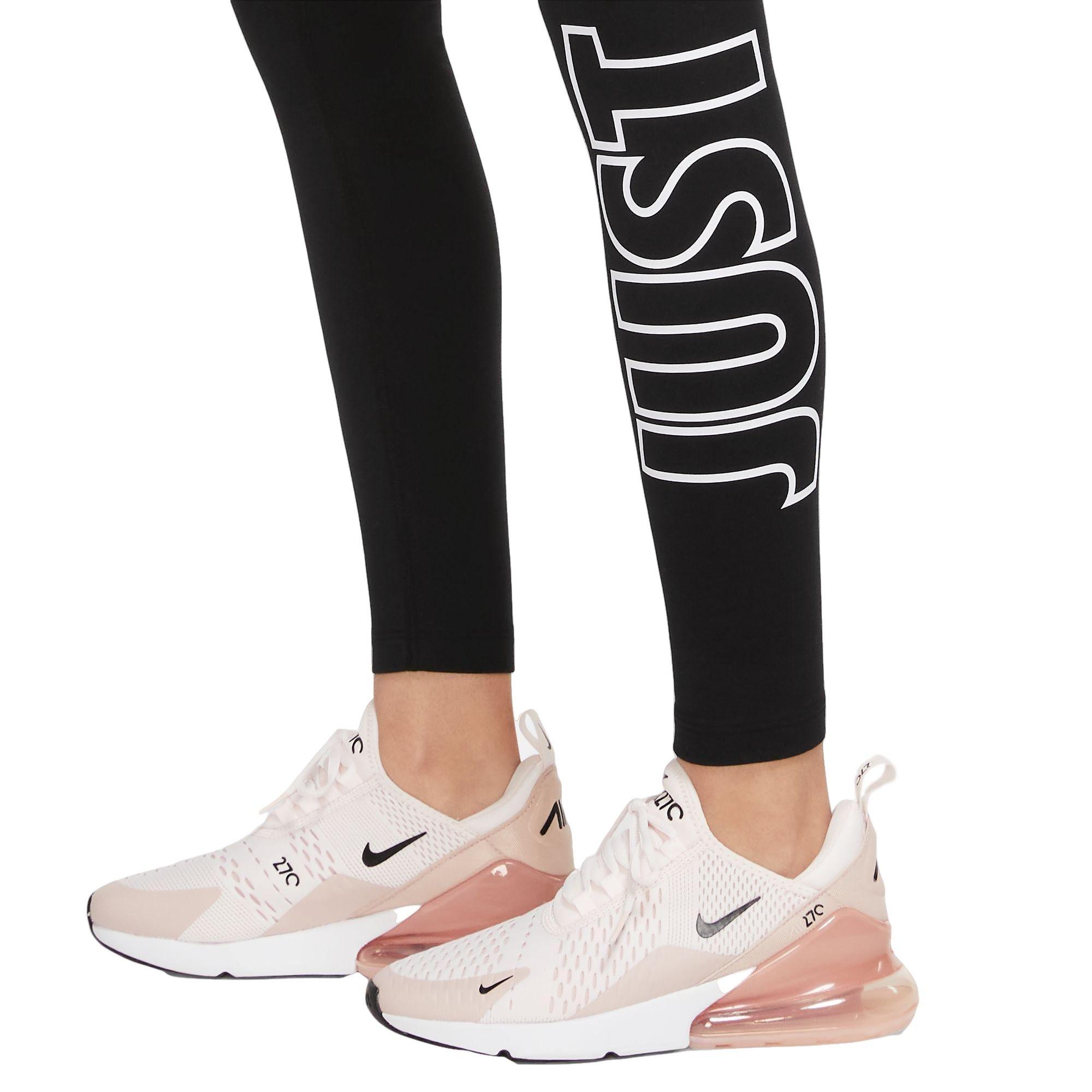 Nike High-Waisted Graphic Women's Black Leggings