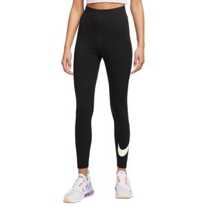 Nike Women's Classic High-Rise Swoosh Leggings - Black