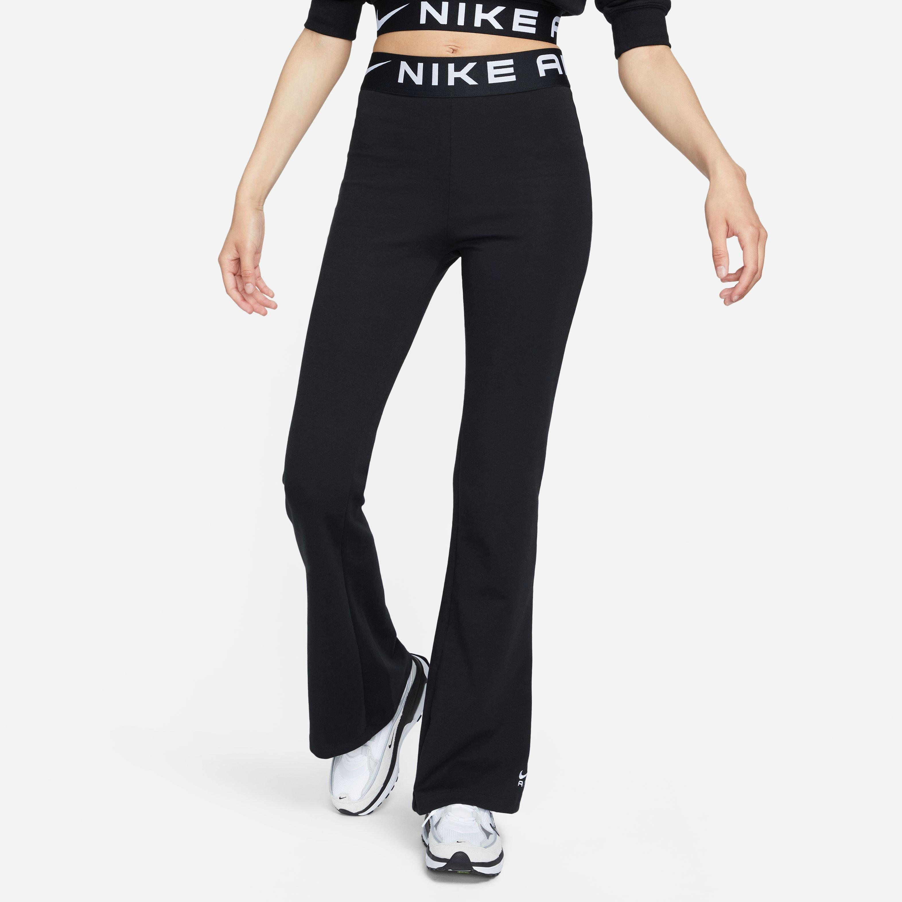 Nike Women's Air High-Rise Leggings-Black - BLACK Thumbnail View 4