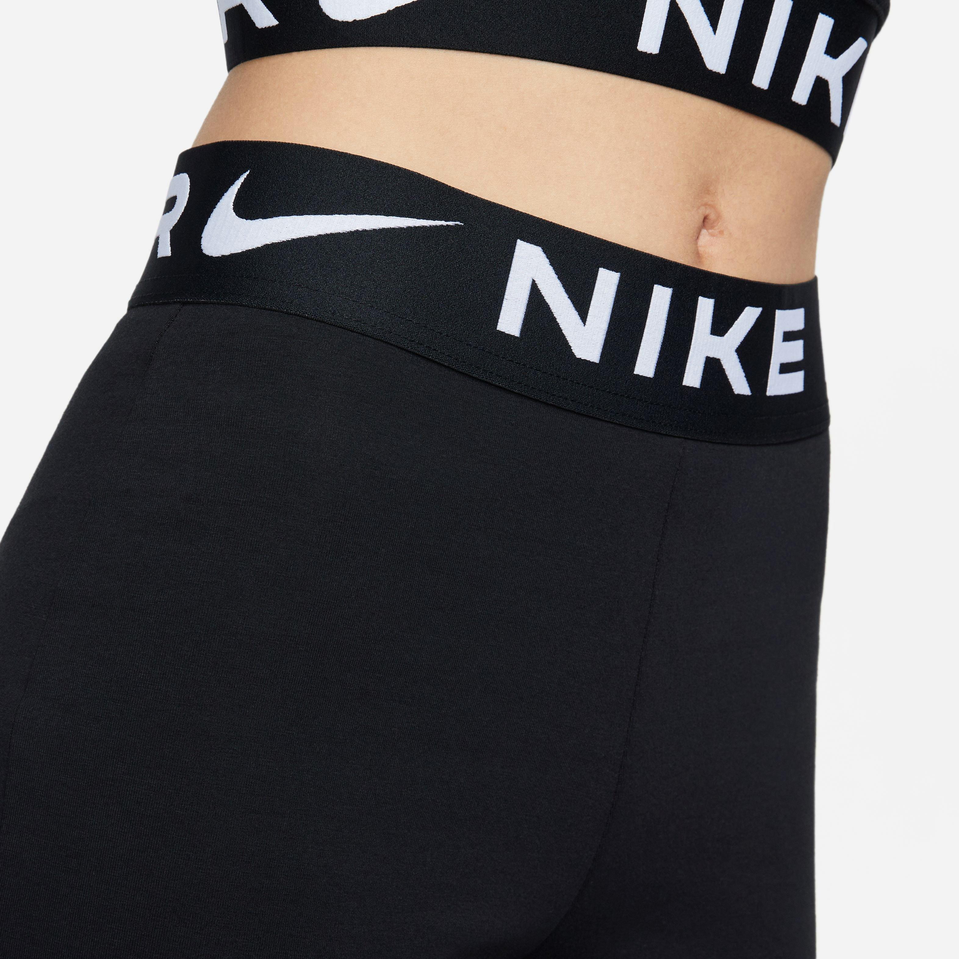 Nike Women's Air High-Rise Leggings-Black - BLACK Thumbnail View 6