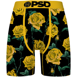 PSD Men's Yellow Roses Retro Underwear