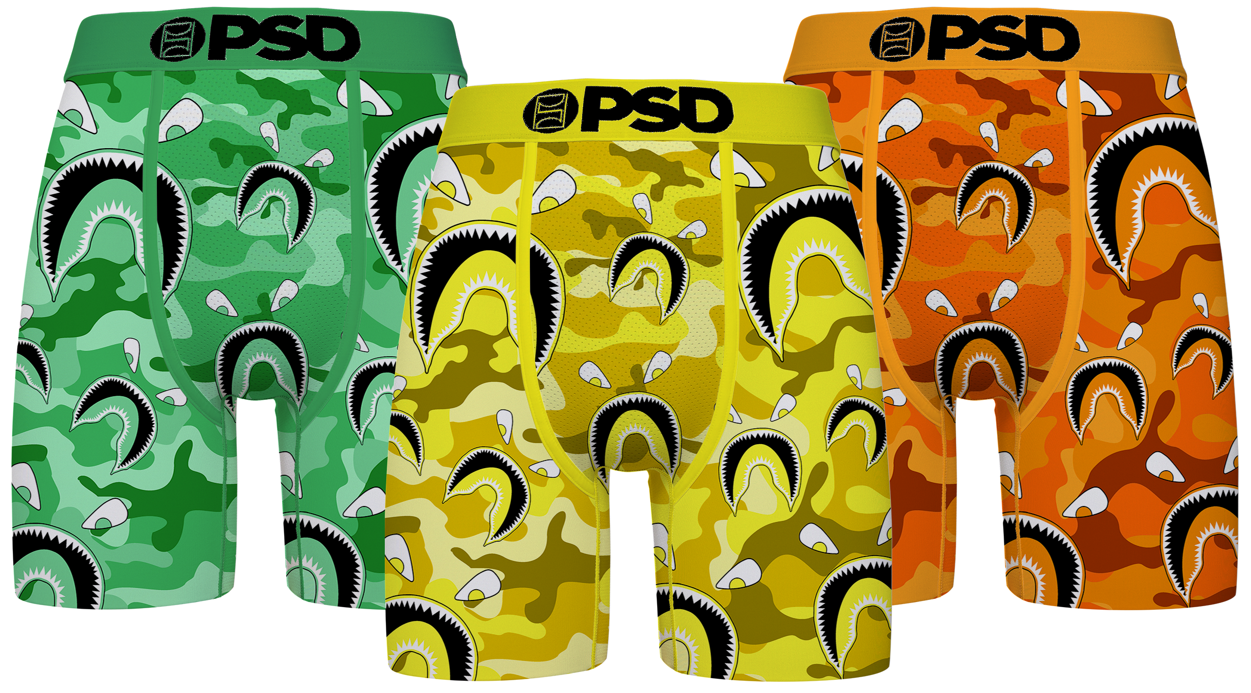 PSD Men's Warface Mini Faces Underwear-3PK - MULTI-COLOR Thumbnail View 1