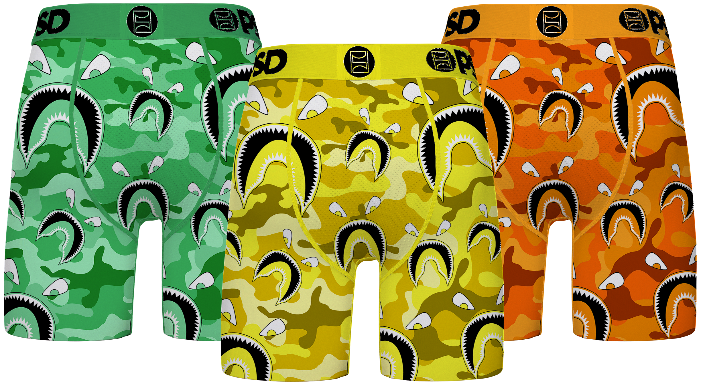 PSD Men's Warface Mini Faces Underwear-3PK - MULTI-COLOR Thumbnail View 2