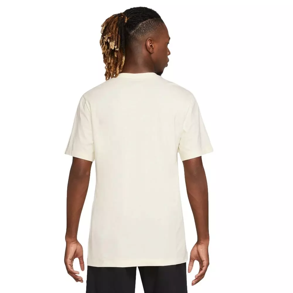 Nike Men's Sportswear Suede Front Graphic Tee - Coconut Milk - OFF-WHITE