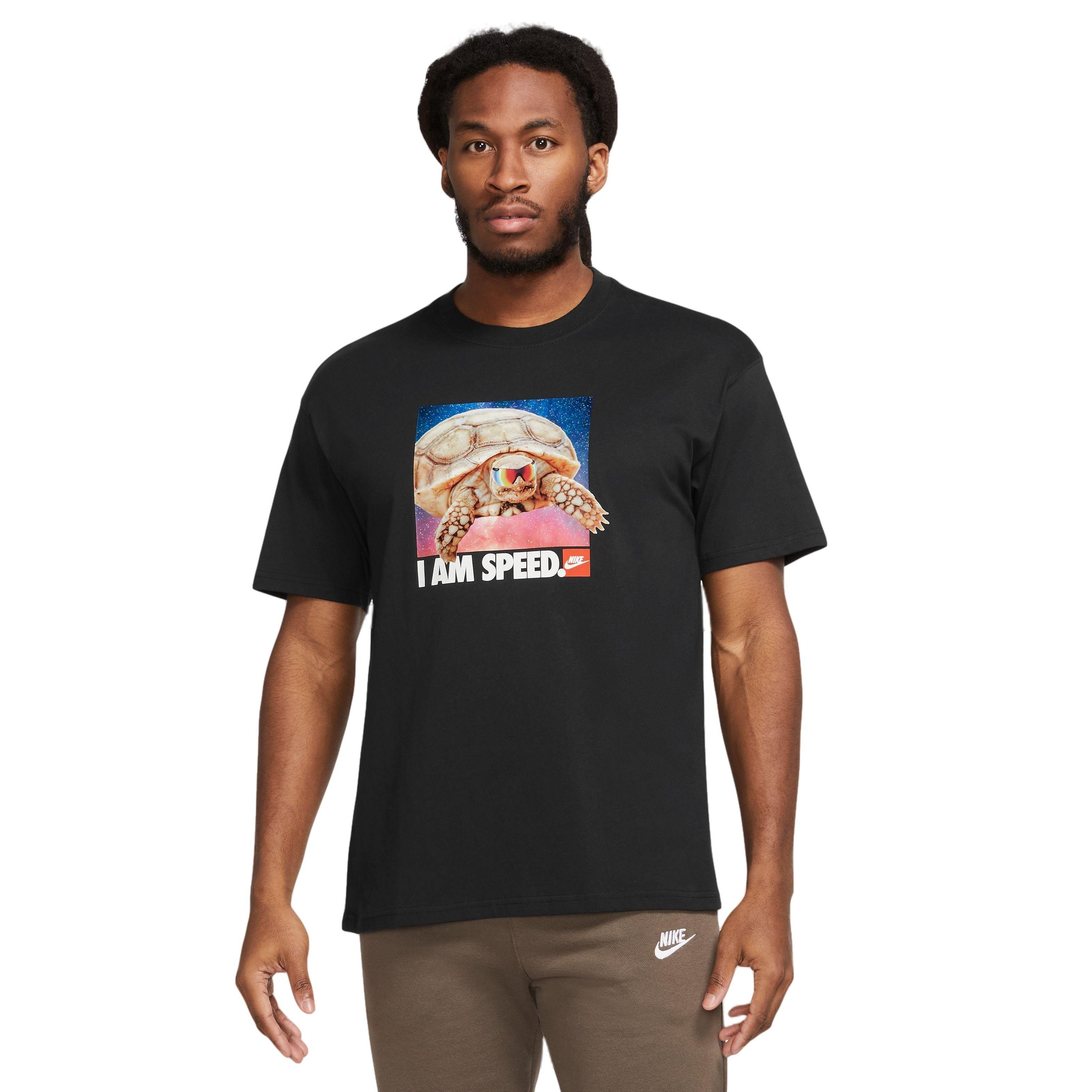 Nike Men's Sportswear Max90 Speed Turtle Tee - BLACK Thumbnail View 1