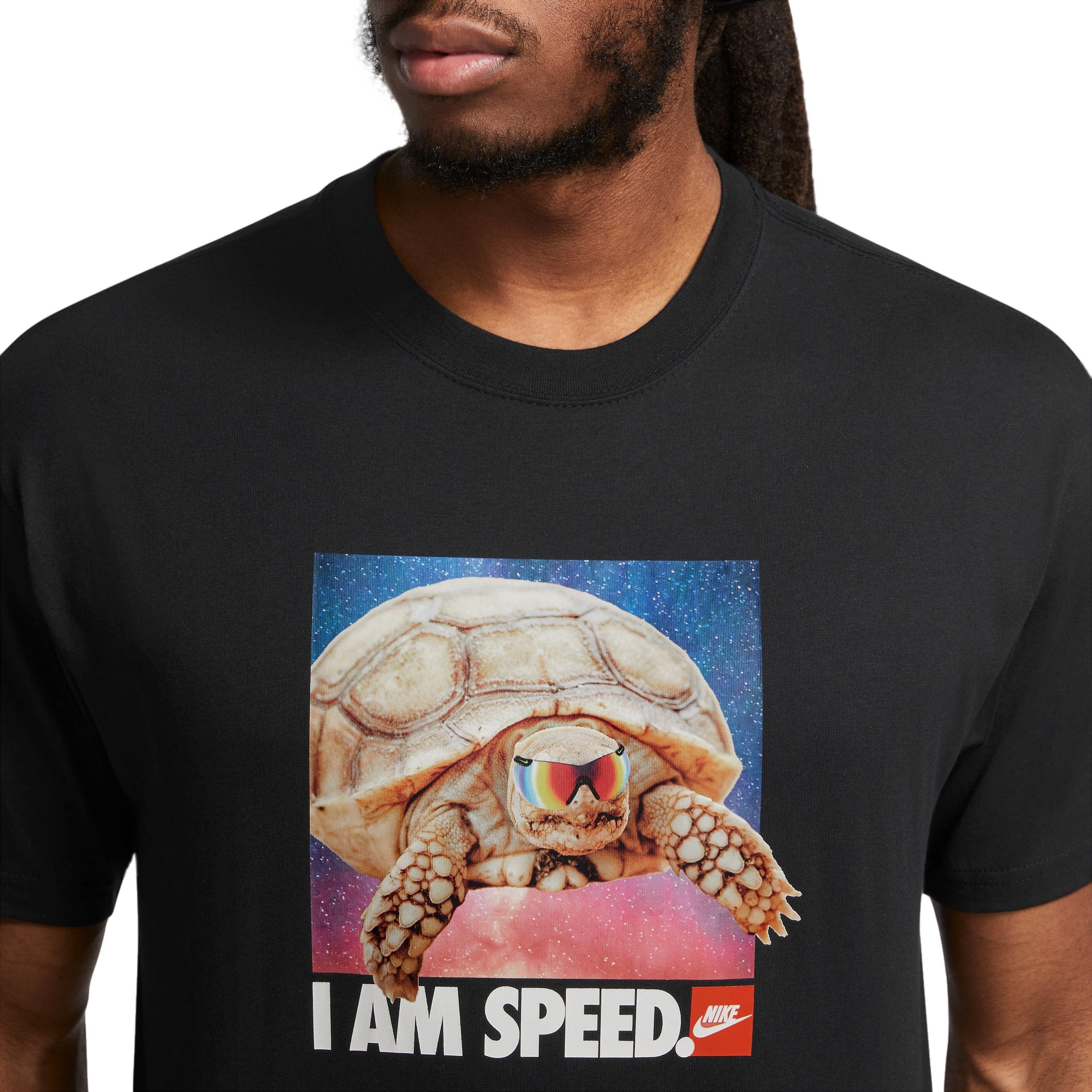 Nike Men's Sportswear Max90 Speed Turtle Tee - BLACK Thumbnail View 3