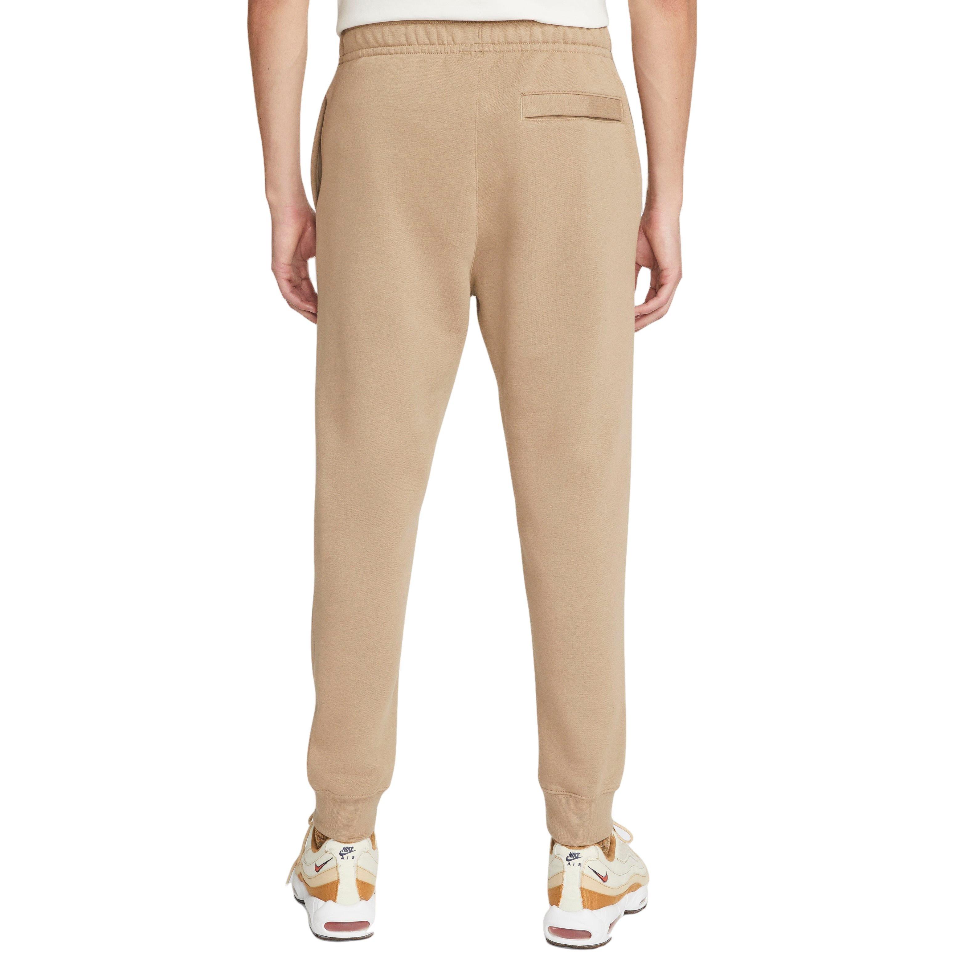 Nike Men's Sportswear Club Fleece Joggers-Khaki - KHAKI Thumbnail View 2