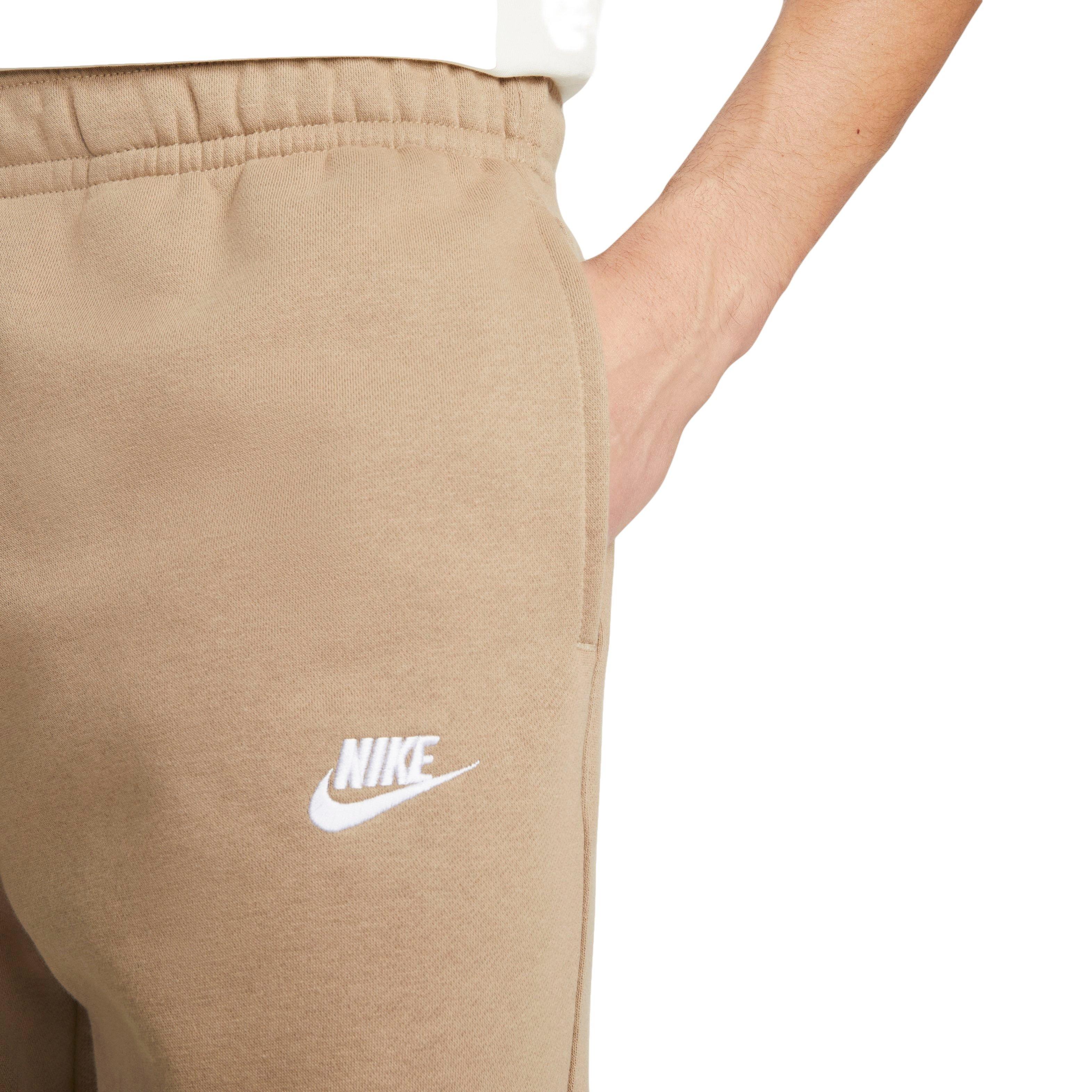 Nike Men's Sportswear Club Fleece Joggers-Khaki - KHAKI Thumbnail View 3