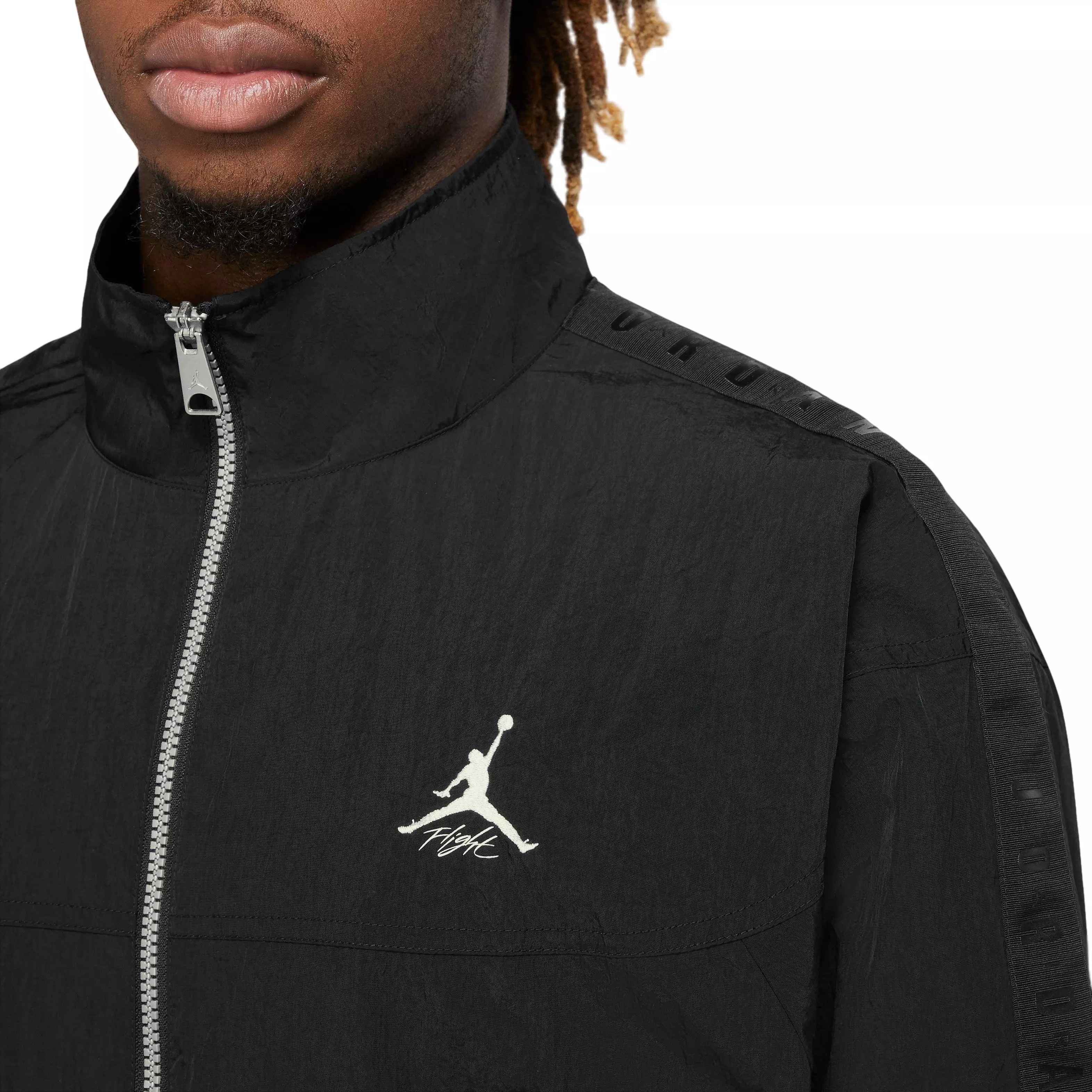 Jordan Men's Essentials Warmup Jacket-Black - BLACK