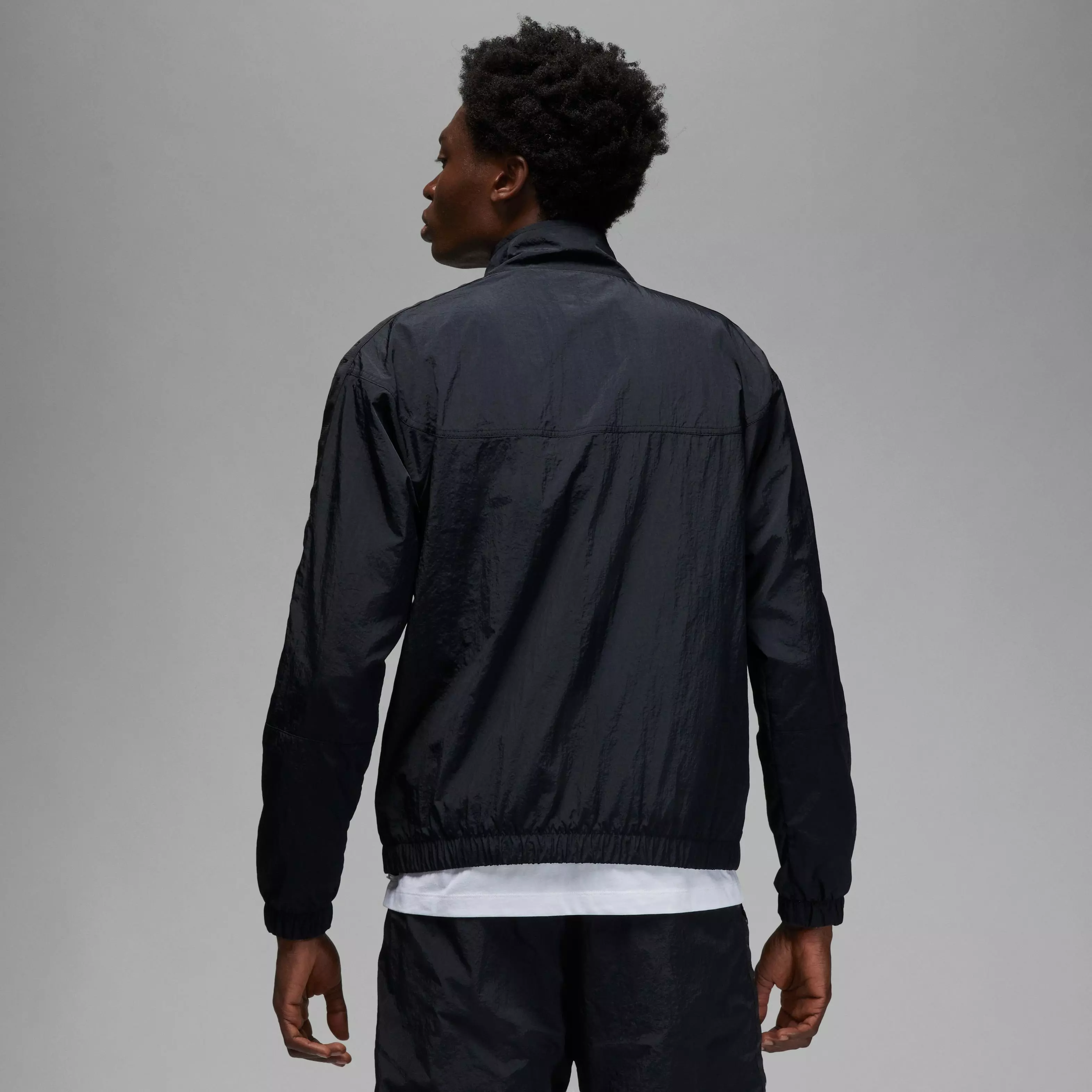 Jordan Men's Essentials Warmup Jacket-Black - BLACK