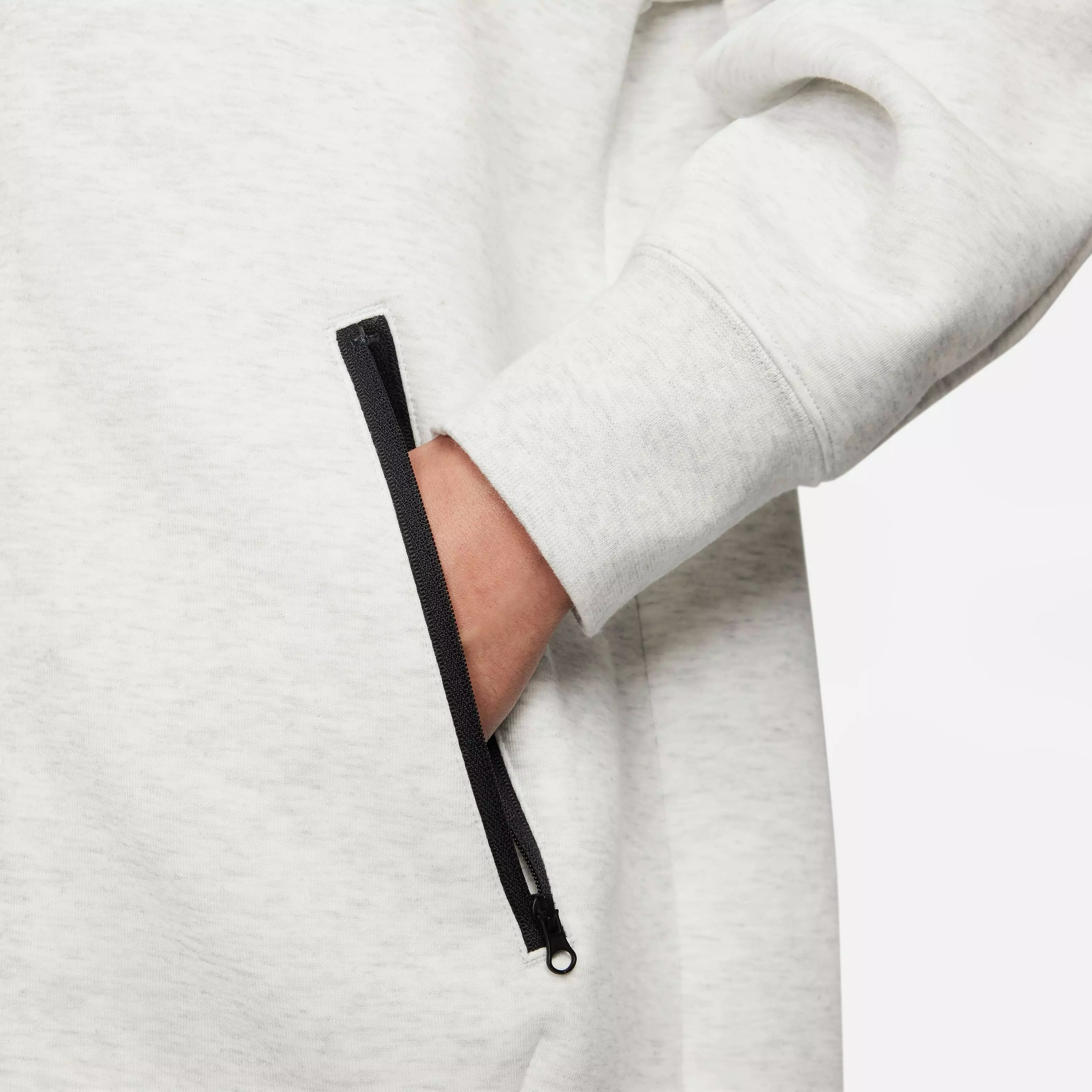 Nike Women's Sportswear Tech Fleece Loose Cape-Lt Grey - LT GREY