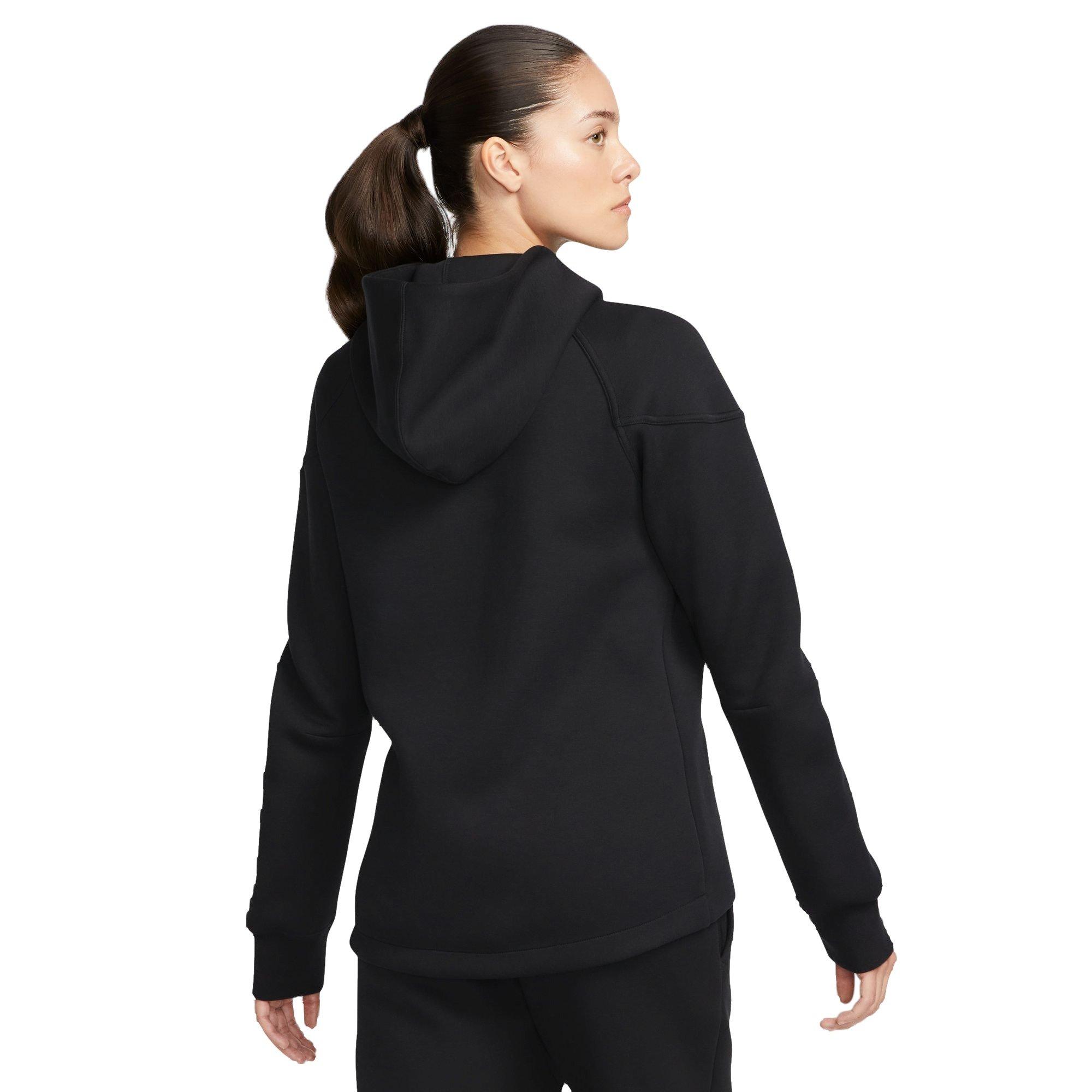 Nike Women's Sportswear Tech Fleece Windrunner Jacket-Black - BLACK Thumbnail View 2