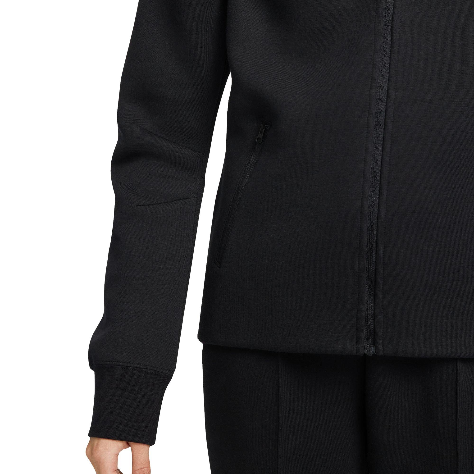 Nike Women's Sportswear Tech Fleece Windrunner Jacket-Black - BLACK Thumbnail View 8