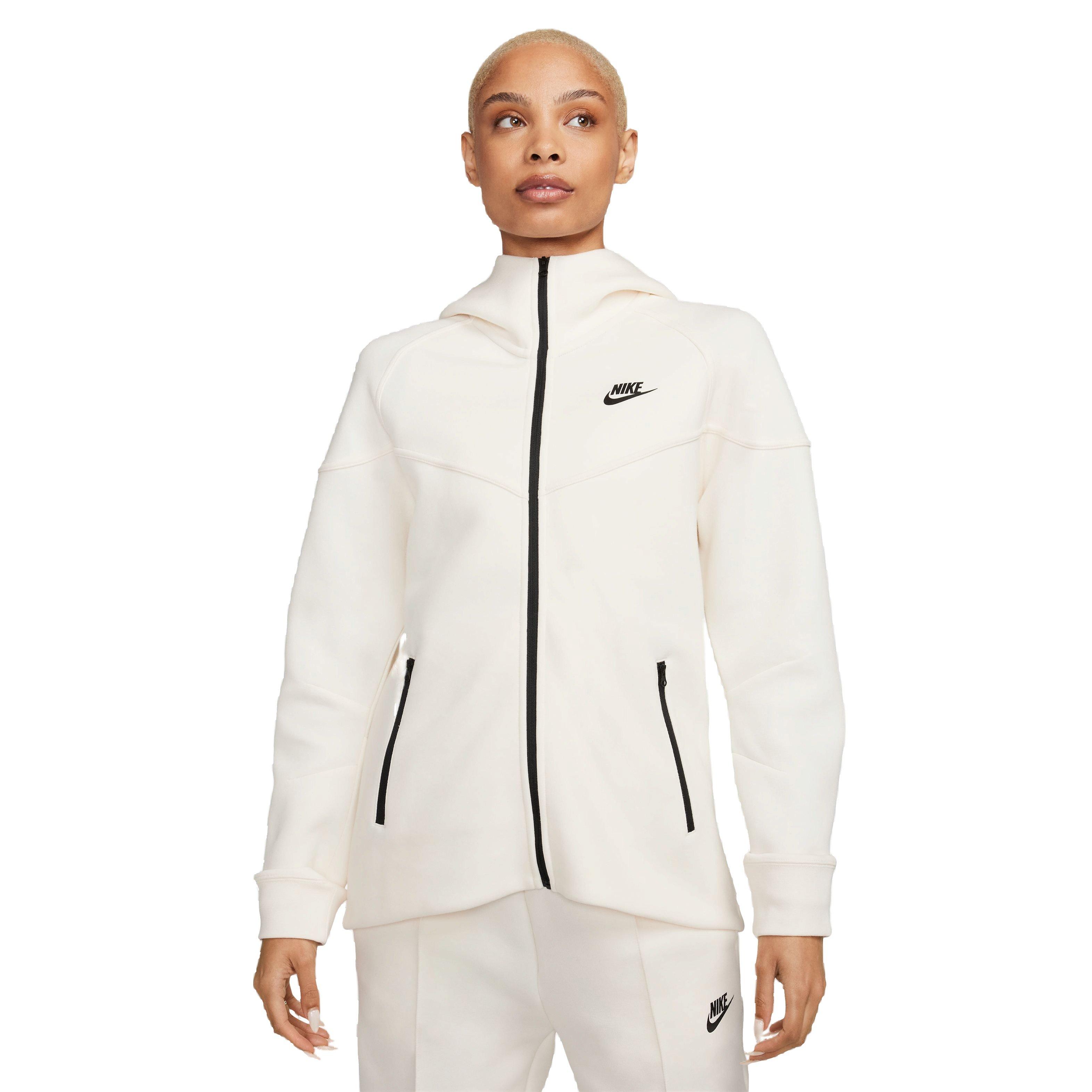 Nike- Women's Size Small ~ Ivory Full Zip City Ready Tech Fleece Hoodie