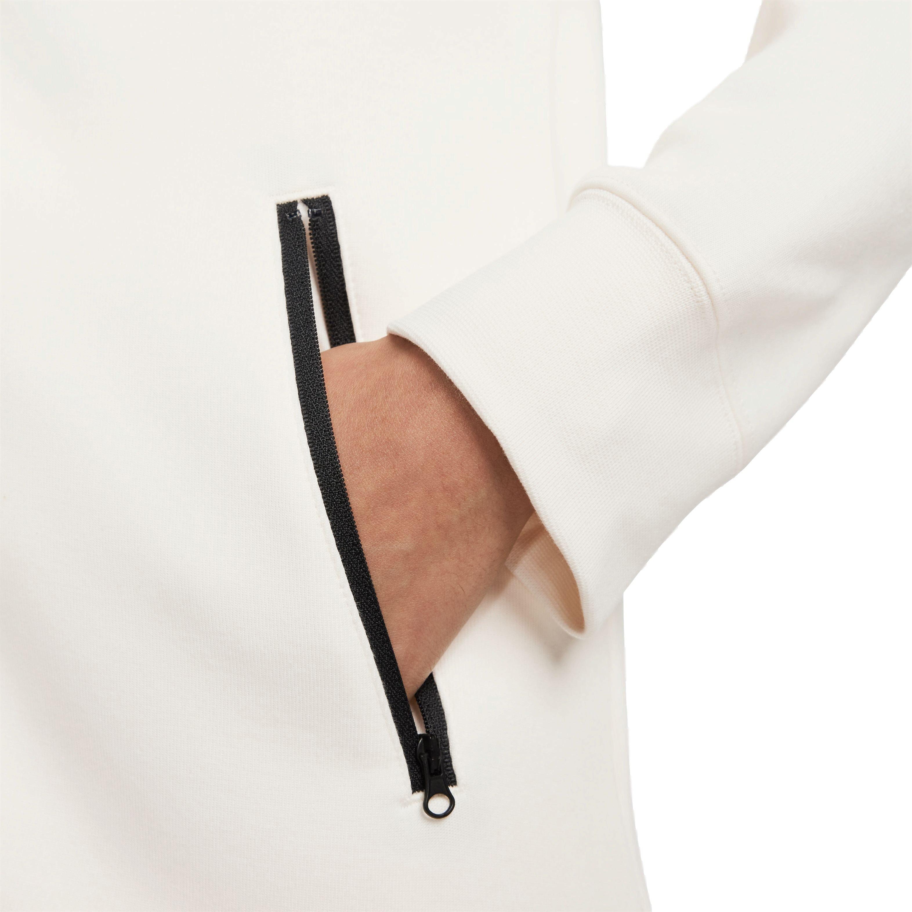 Nike Women's Sportswear Tech Fleece Windrunner Full-Zip Jacket-Ivory - IVORY Thumbnail View 4