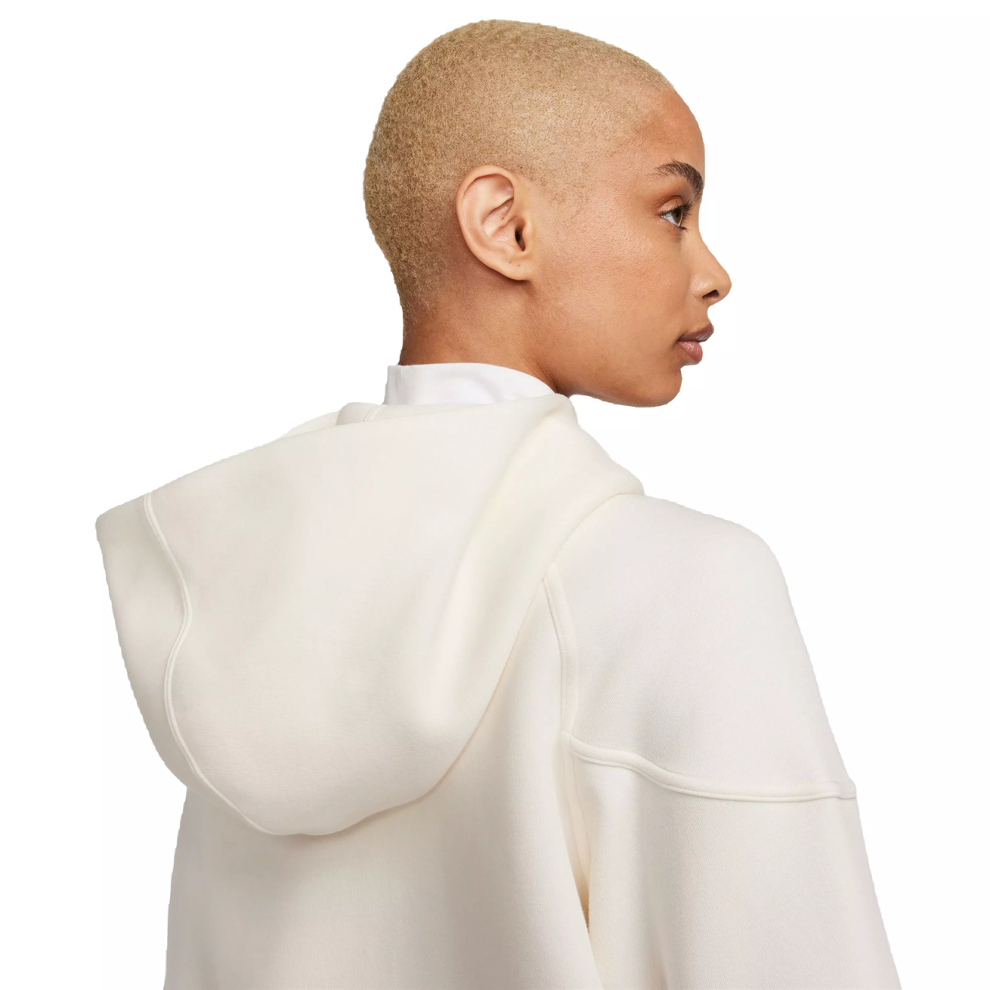 Nike Women's Sportswear Tech Fleece Windrunner Full-Zip Jacket-Ivory - IVORY