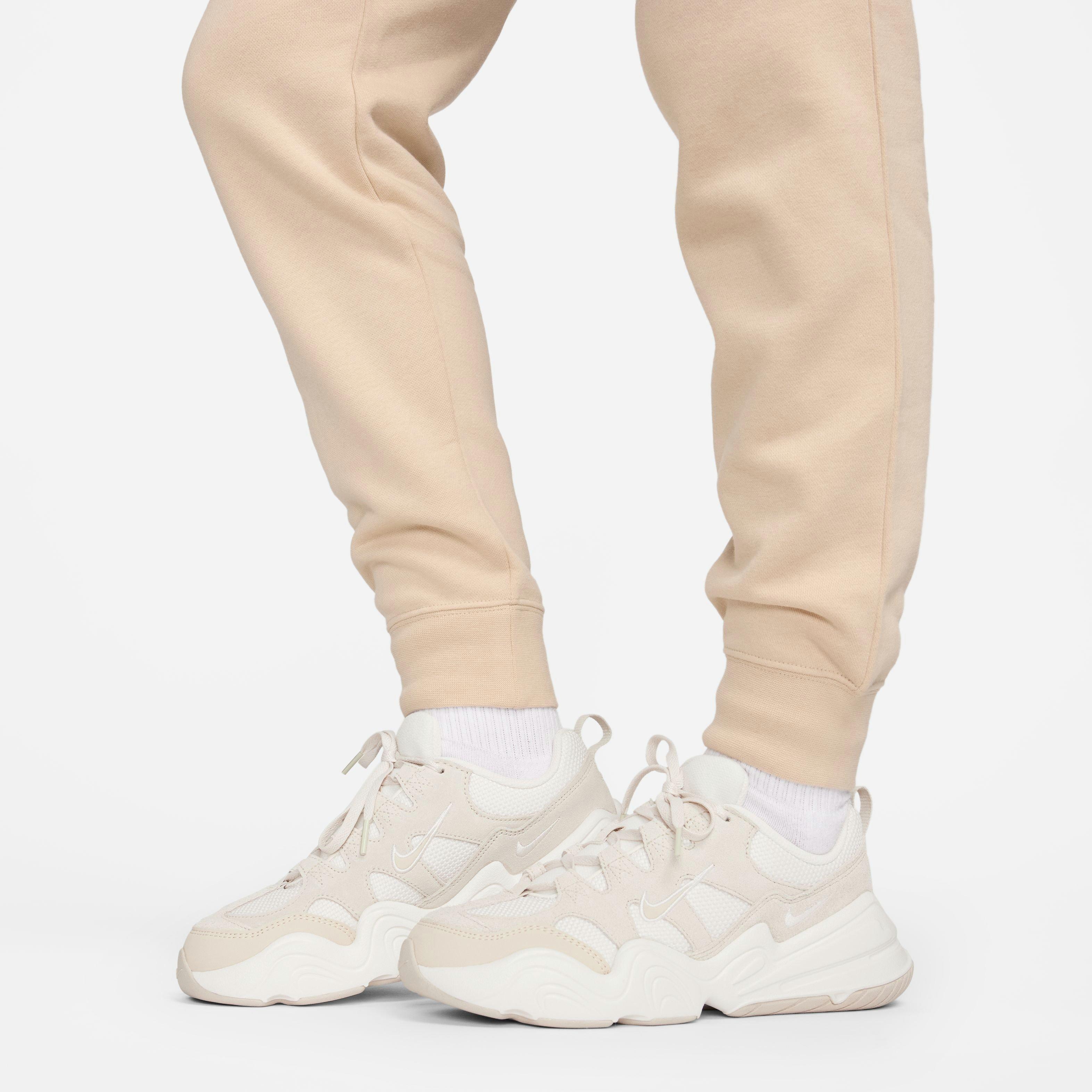 Nike Sportswear Club Fleece Mid-Rise Women's Cream Joggers