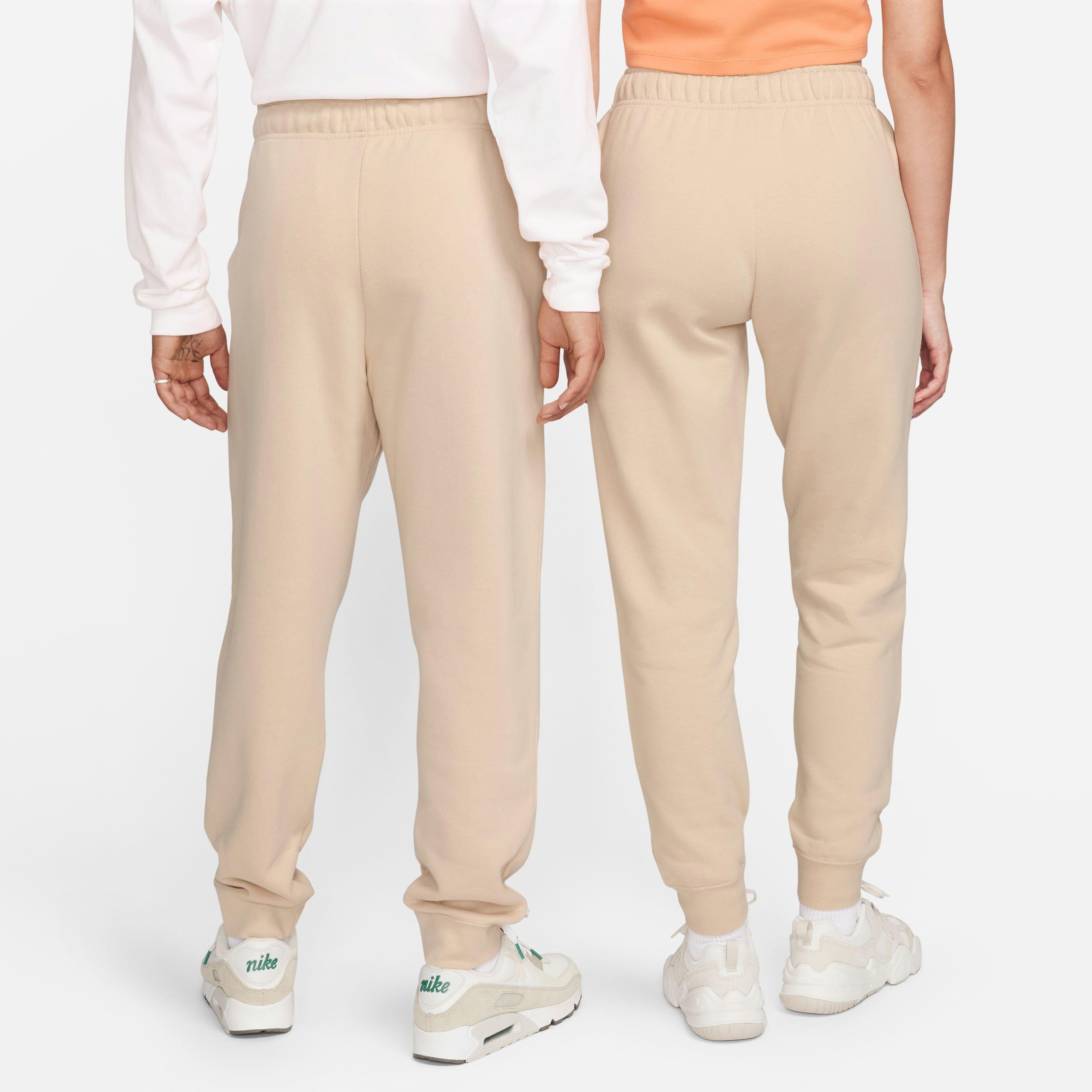 Nike Sportswear Club Fleece Mid-Rise Women's Cream Joggers