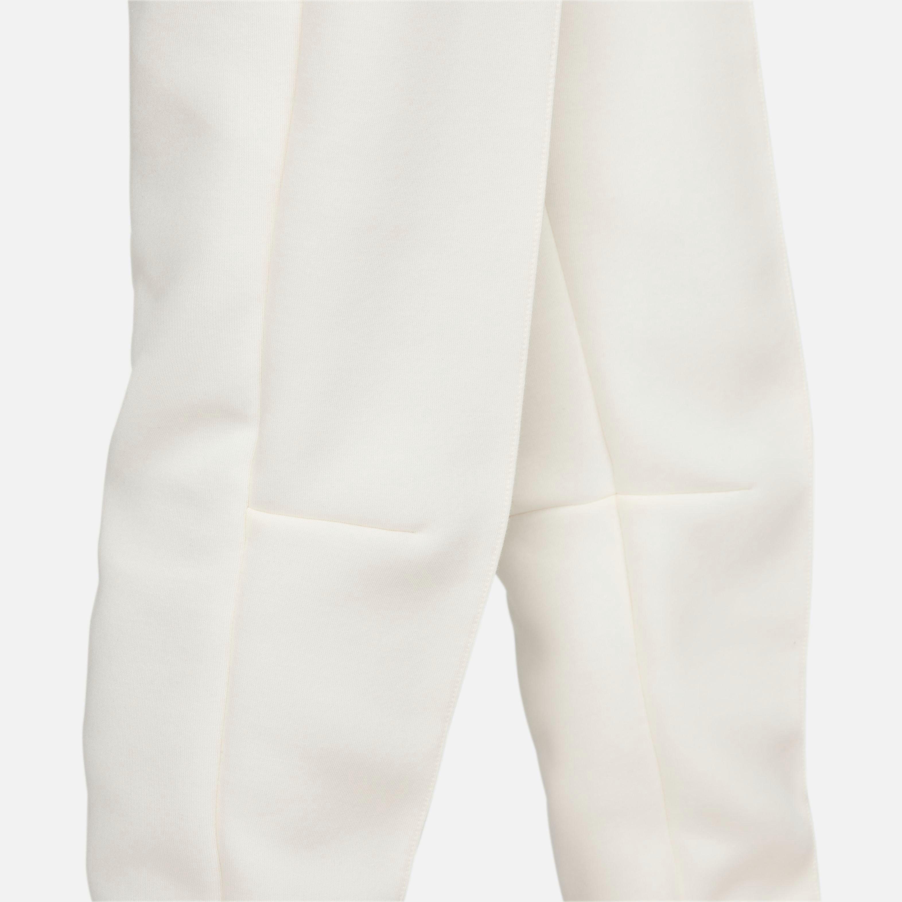 Nike Women's Sportswear Tech Fleece Mid-Rise Joggers-Ivory - IVORY Thumbnail View 8