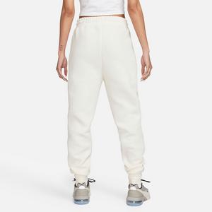 Nike Women's Sportswear Tech Fleece Mid-Rise Joggers-Ivory