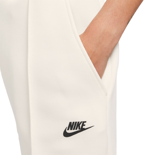 Nike Women's Sportswear Tech Fleece Mid-Rise Joggers-Ivory - IVORY Thumbnail View 3
