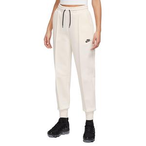 Nike Women's Sportswear Tech Fleece Mid-Rise Joggers-Ivory