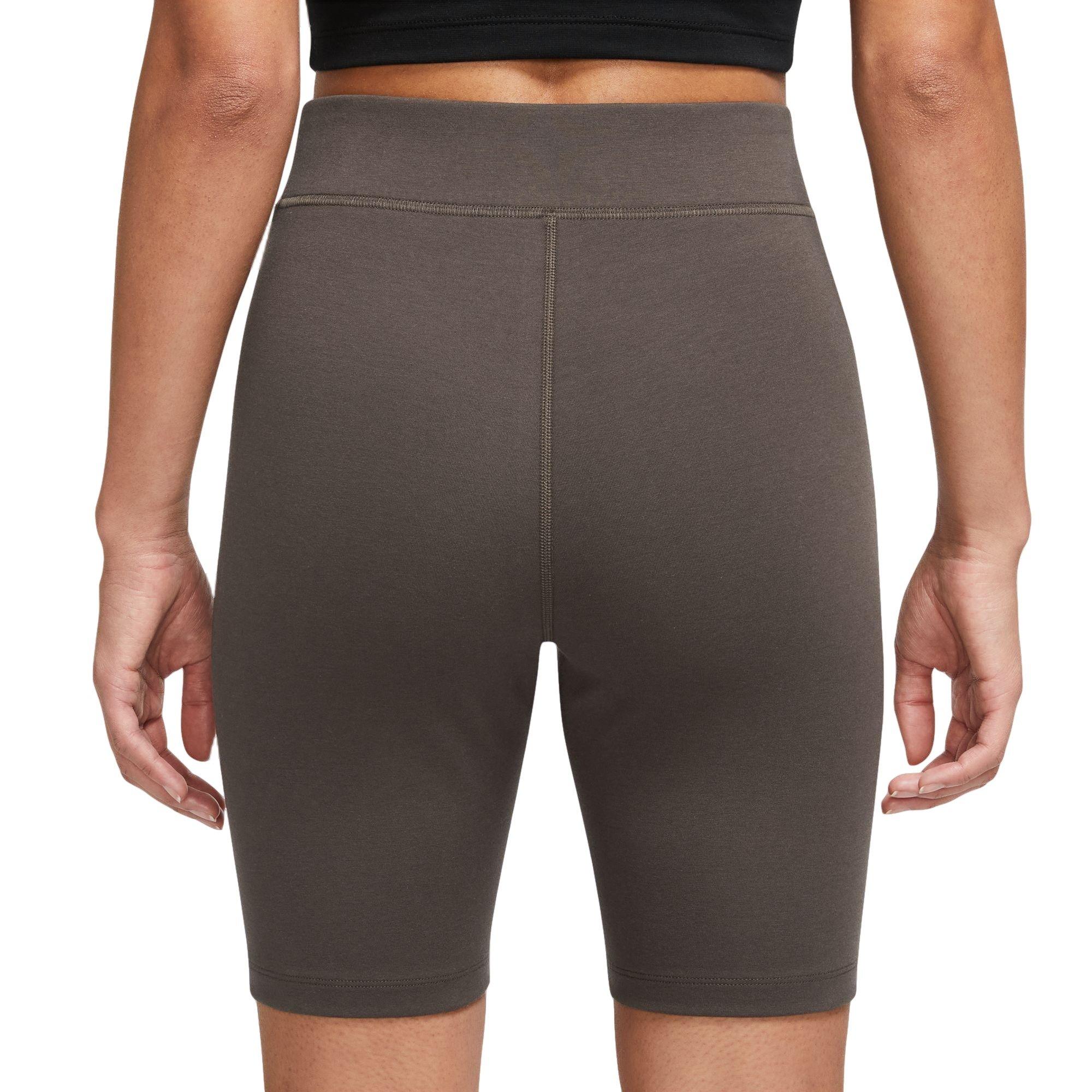 brown nike biker shorts