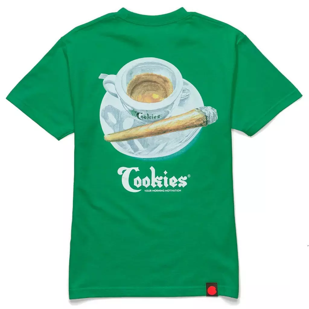 Cookies Men's Morning Motivation Tee - Green - GREEN