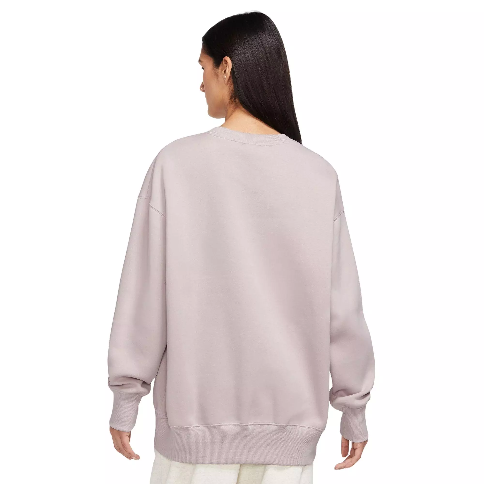 Nike Women's Phoenix Fleece Oversized Crew Sweatshirt - Platinum Violet - VIOLET