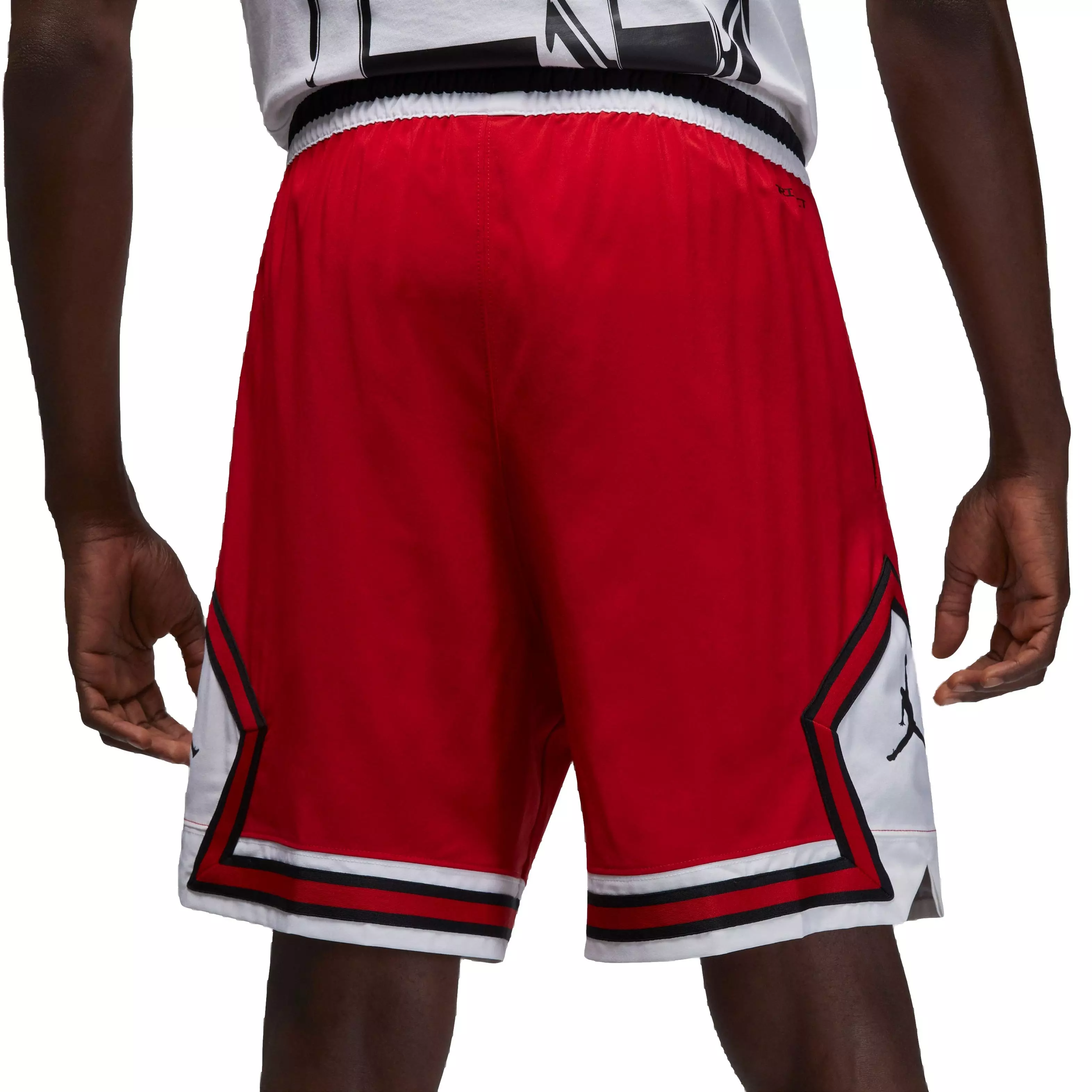 Jordan Men's Dri-FIT Sport Woven Diamond Shorts-Red/Black - RED/BLACK
